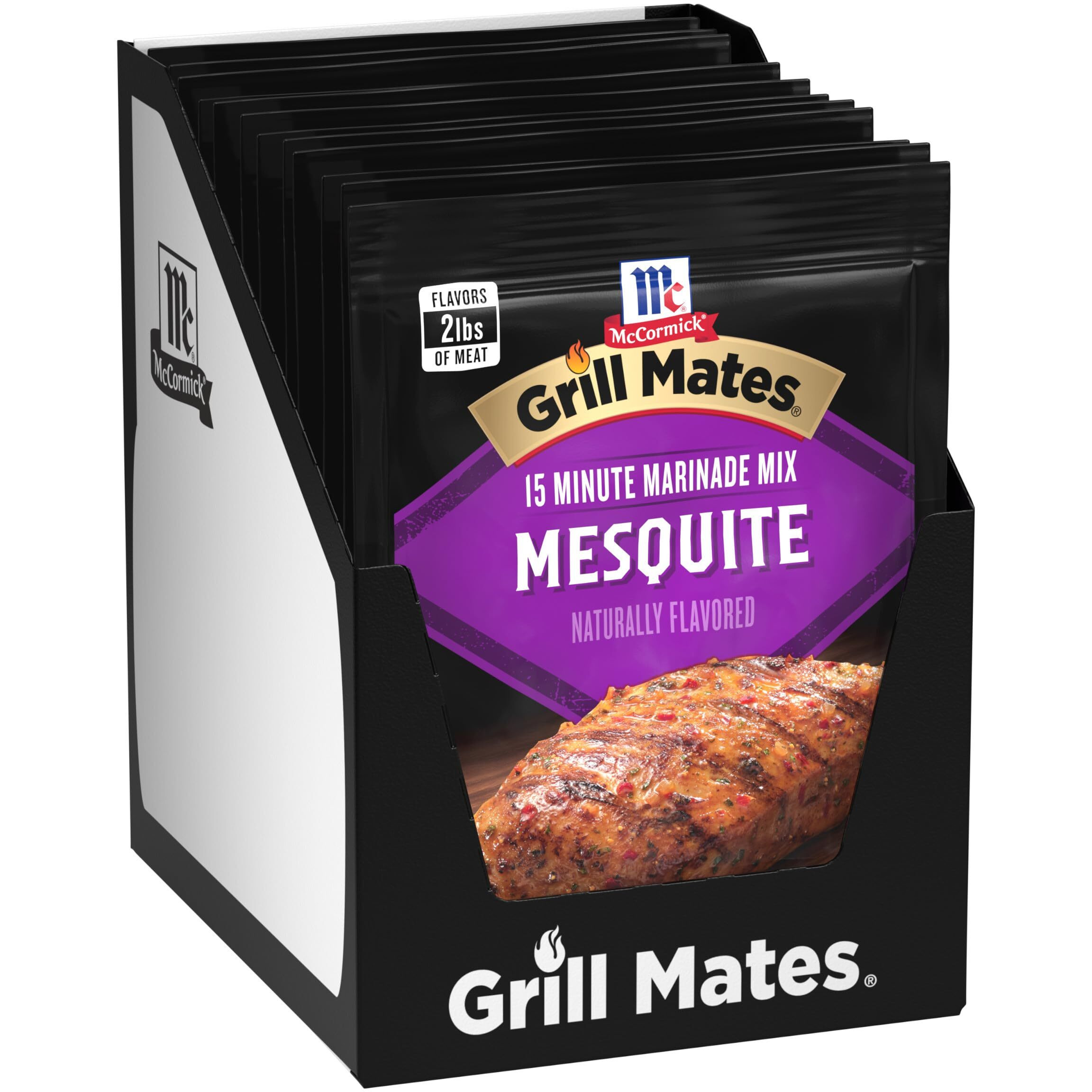 Mccormick Grill Mates Mesquite Marinade Mix, 1.06 Oz (Pack Of 12)