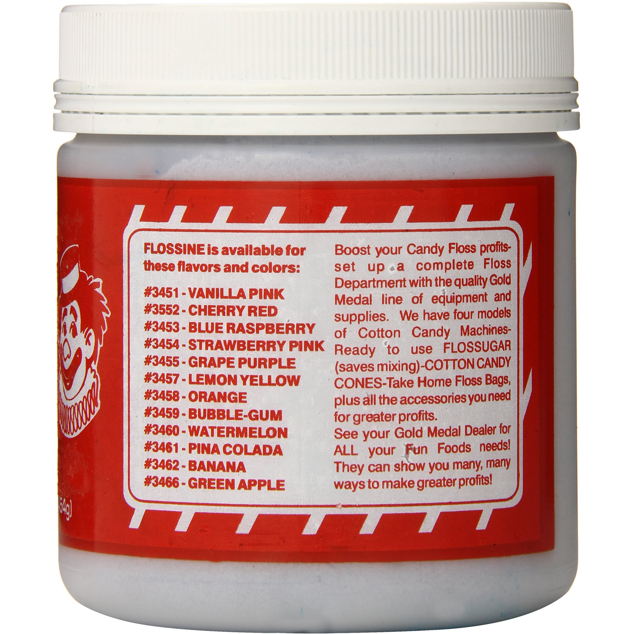 Gold Medal Flossine Can, Blue Raspberry