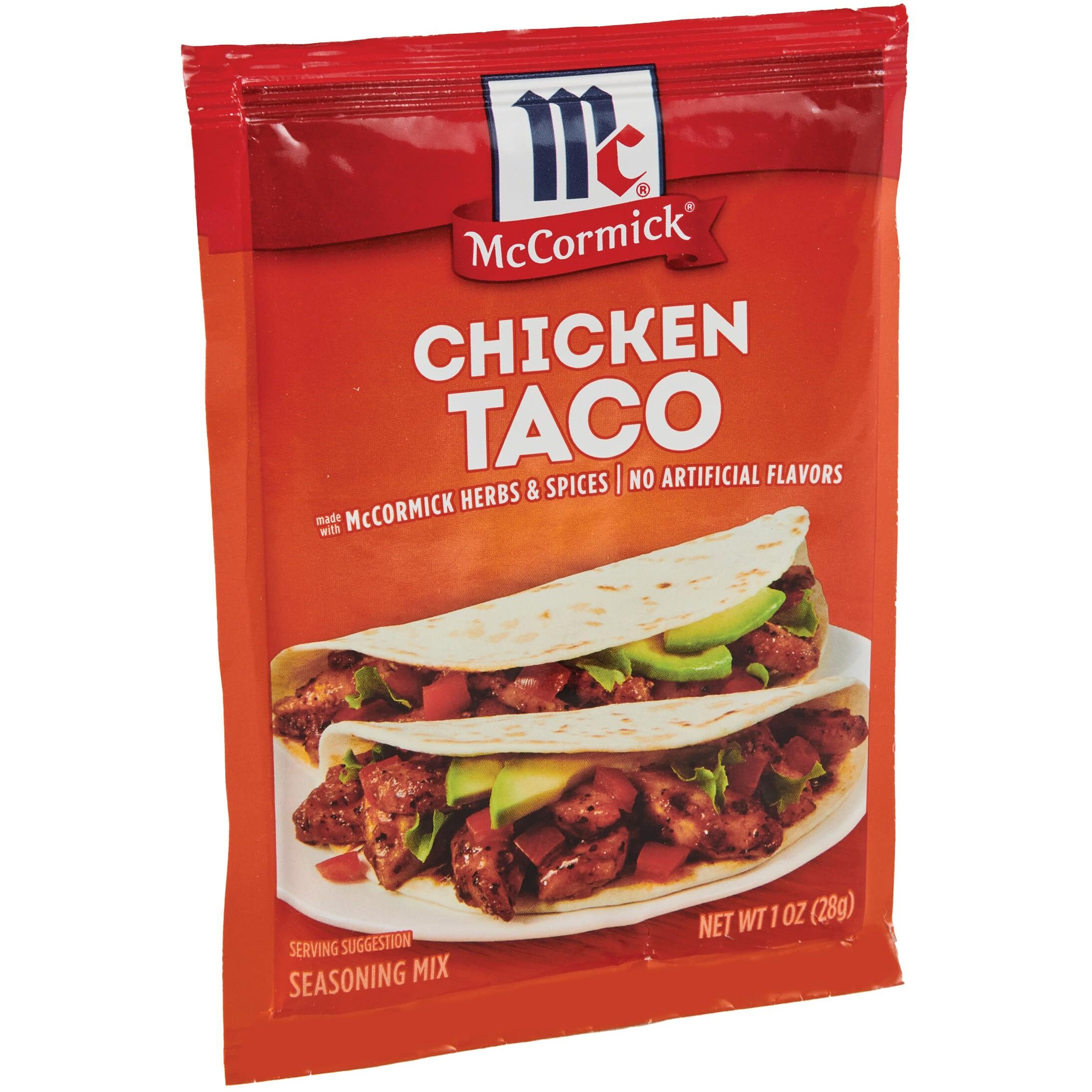 Mccormick Chicken Taco Seasoning Mix, 1 Oz (Pack Of 12)