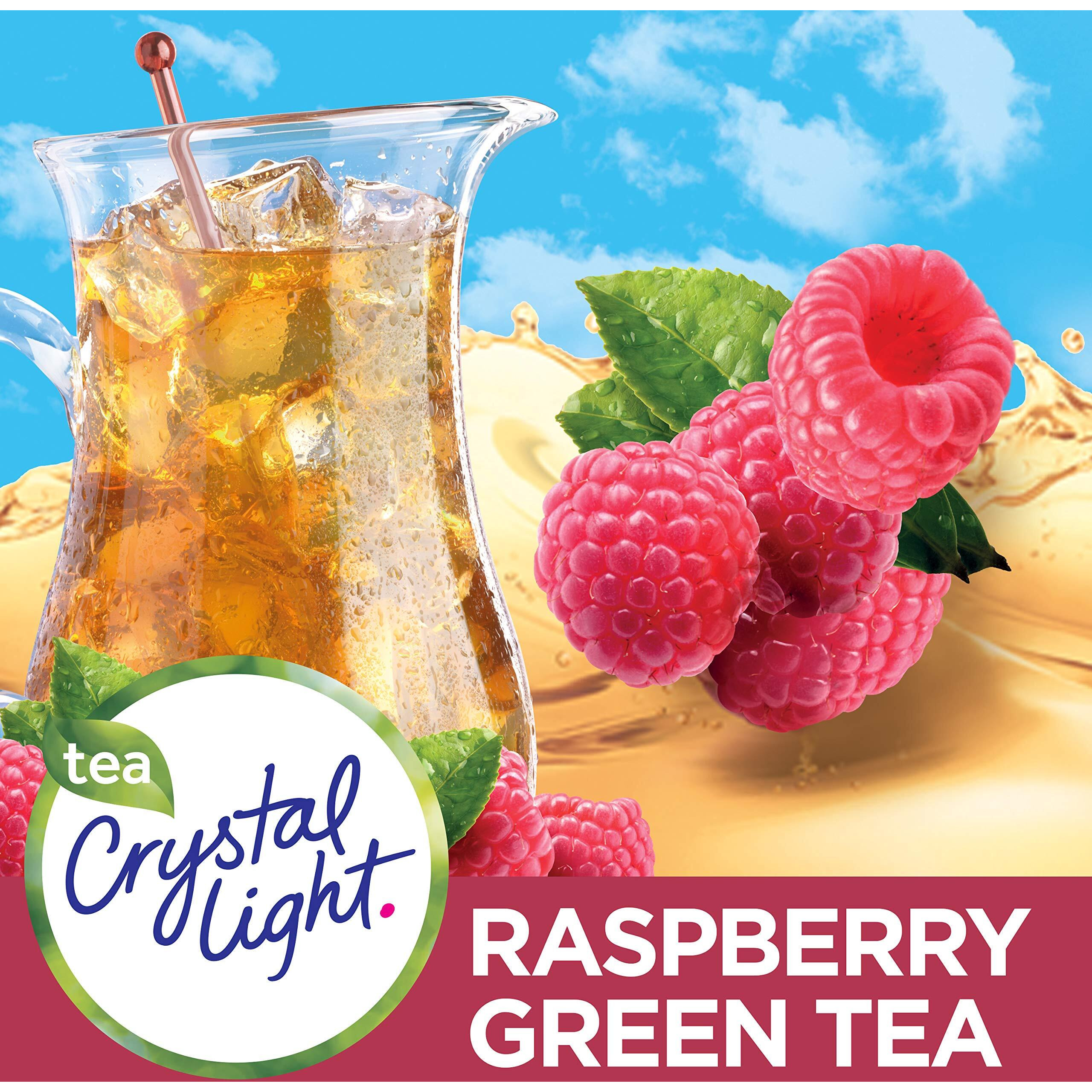 Crystal Light Green Tea Raspberry Drink Mix (20 Pitcher Packets, 4 Canisters Of 5)
