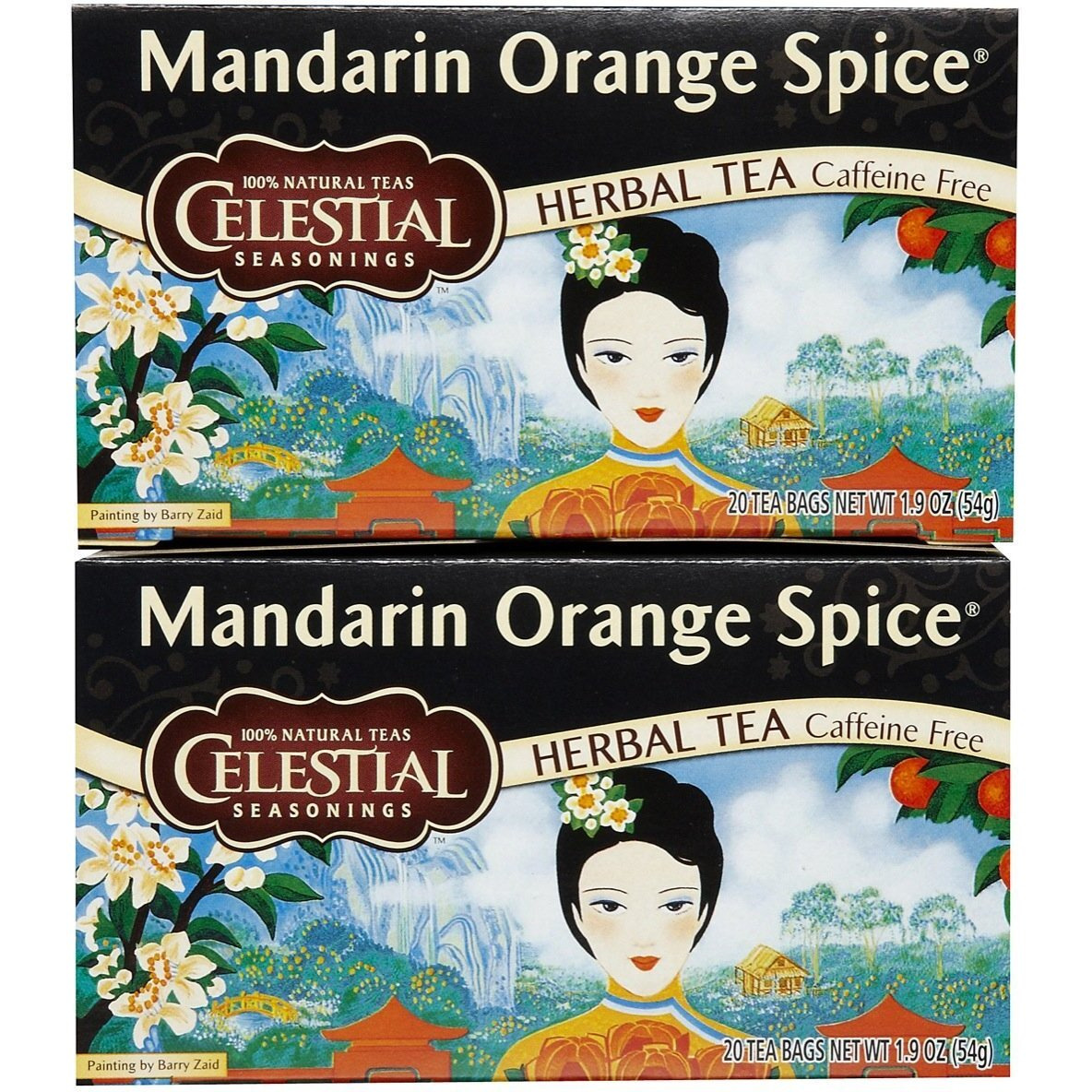 Celestial Seasonings Mandarin Orange Spice Tea Bags, 20 Count (Pack Of 2)
