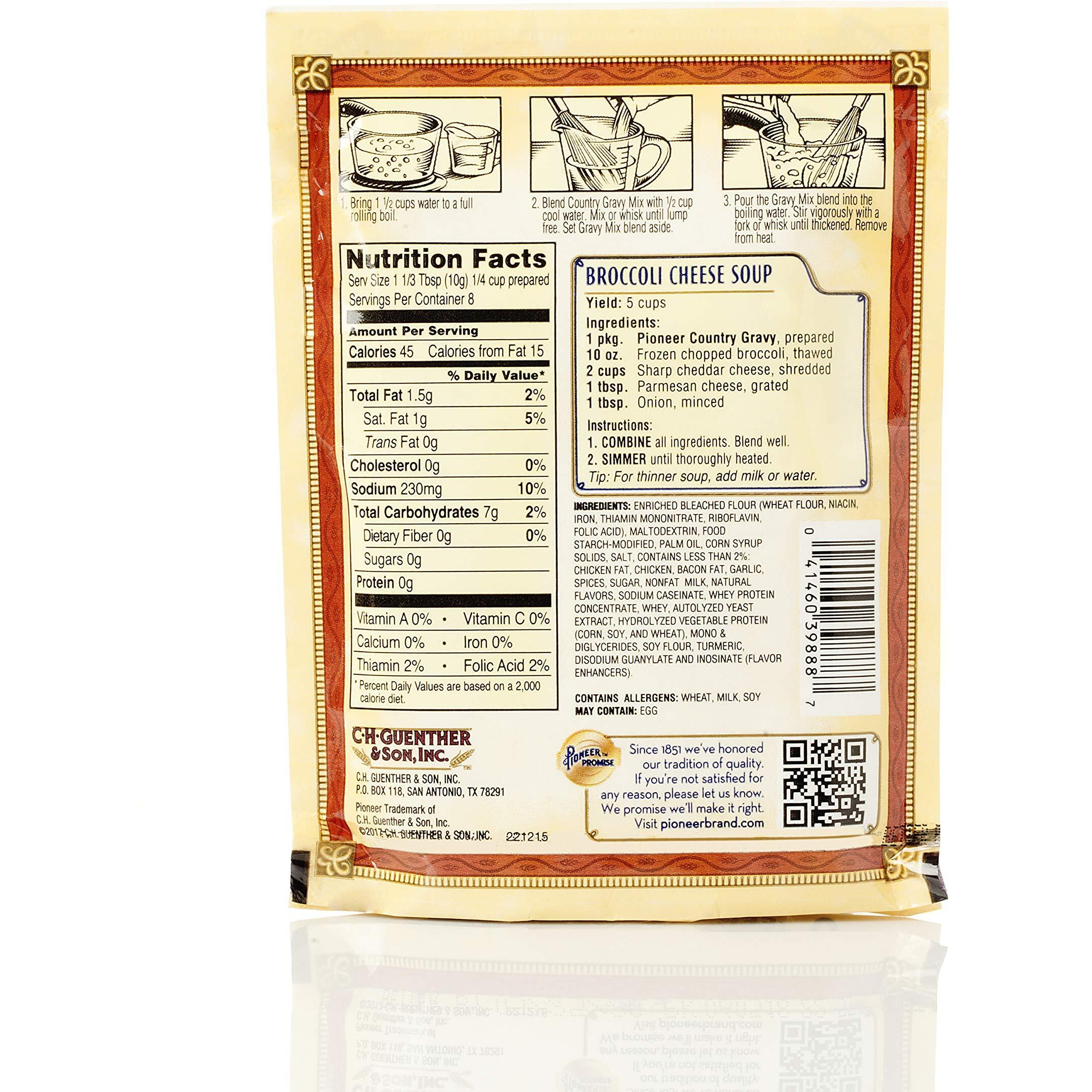 Pioneer Country Gravy Mix, 2.75 Ounce (Pack Of 12)