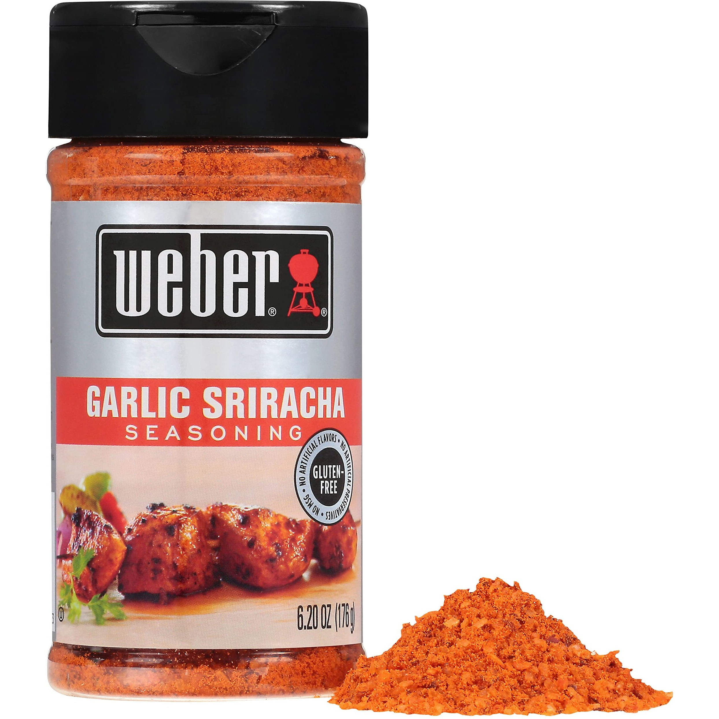 Weber Garlic Sriracha Seasoning, 6.2 Ounce Shaker