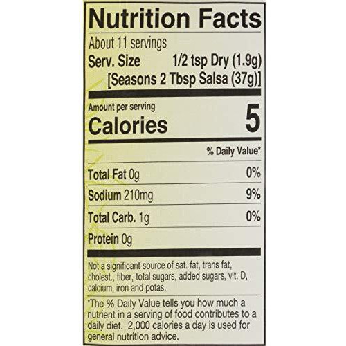 Mrs. Wages Medium Classic Salsa Seasoning Mix, .8 Oz Pouches (Value Pack Of 12)