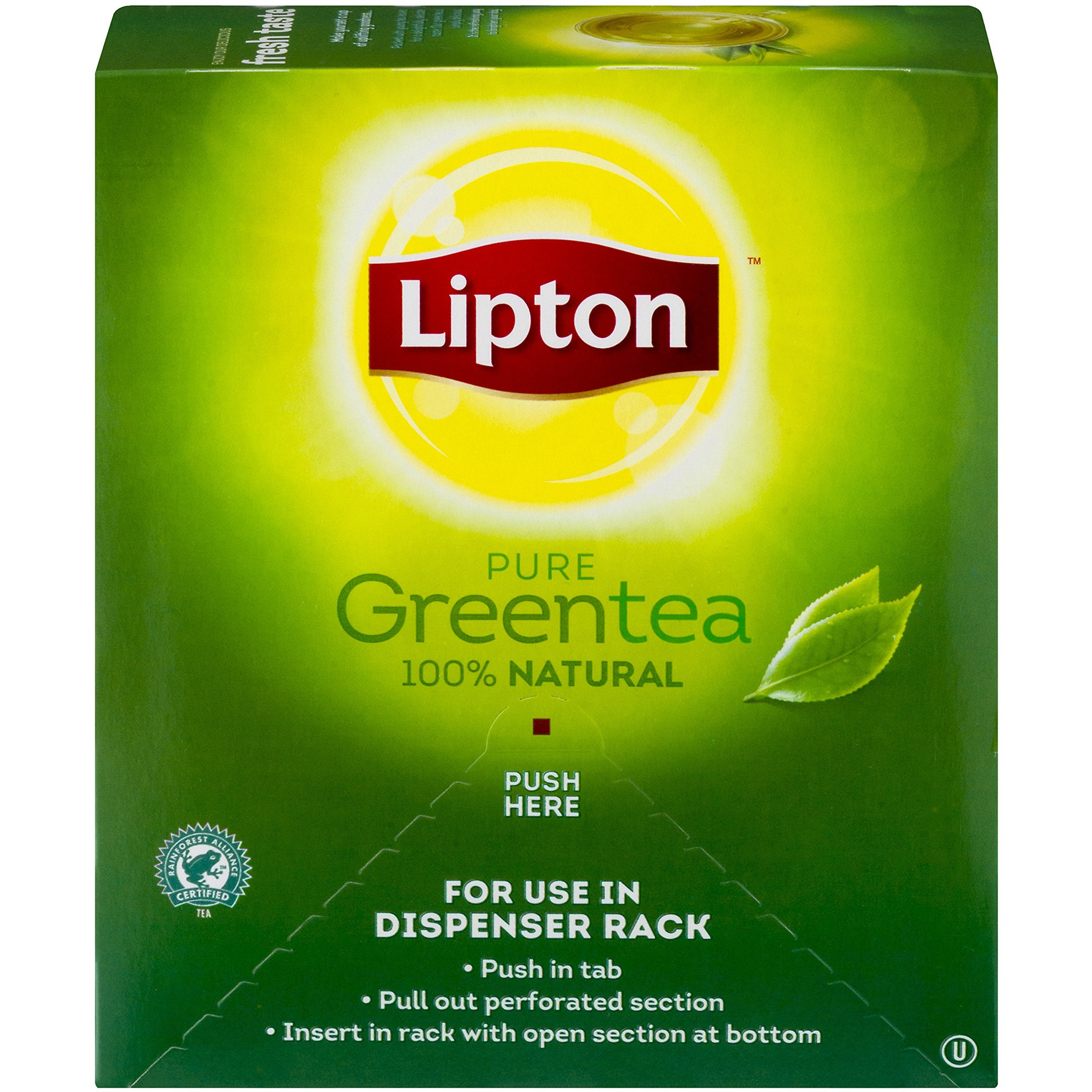 Lipton Green Tea, 100 Percent Natural, 100 Count (Pack Of 1)