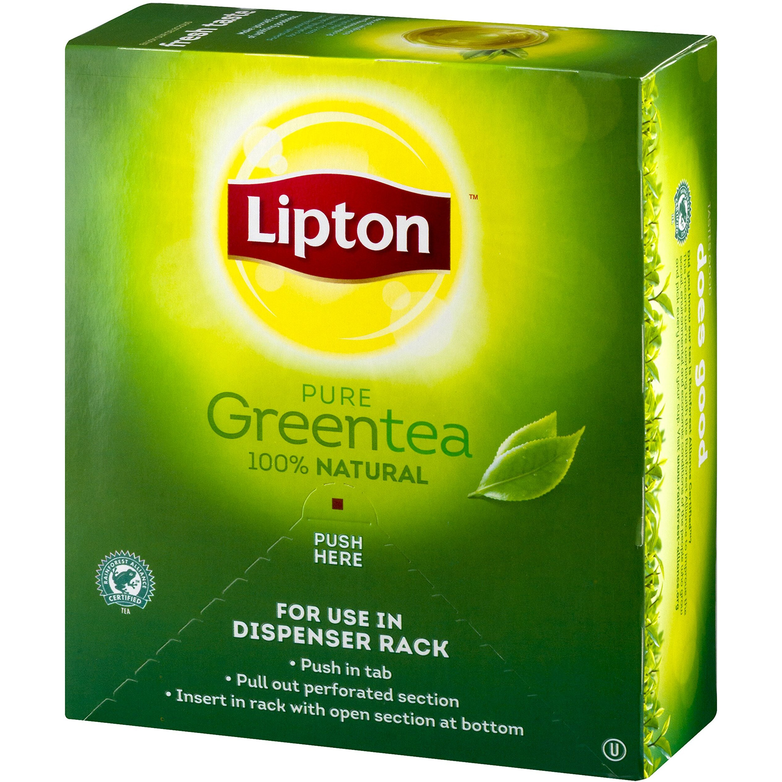 Lipton Green Tea, 100 Percent Natural, 100 Count (Pack Of 1)