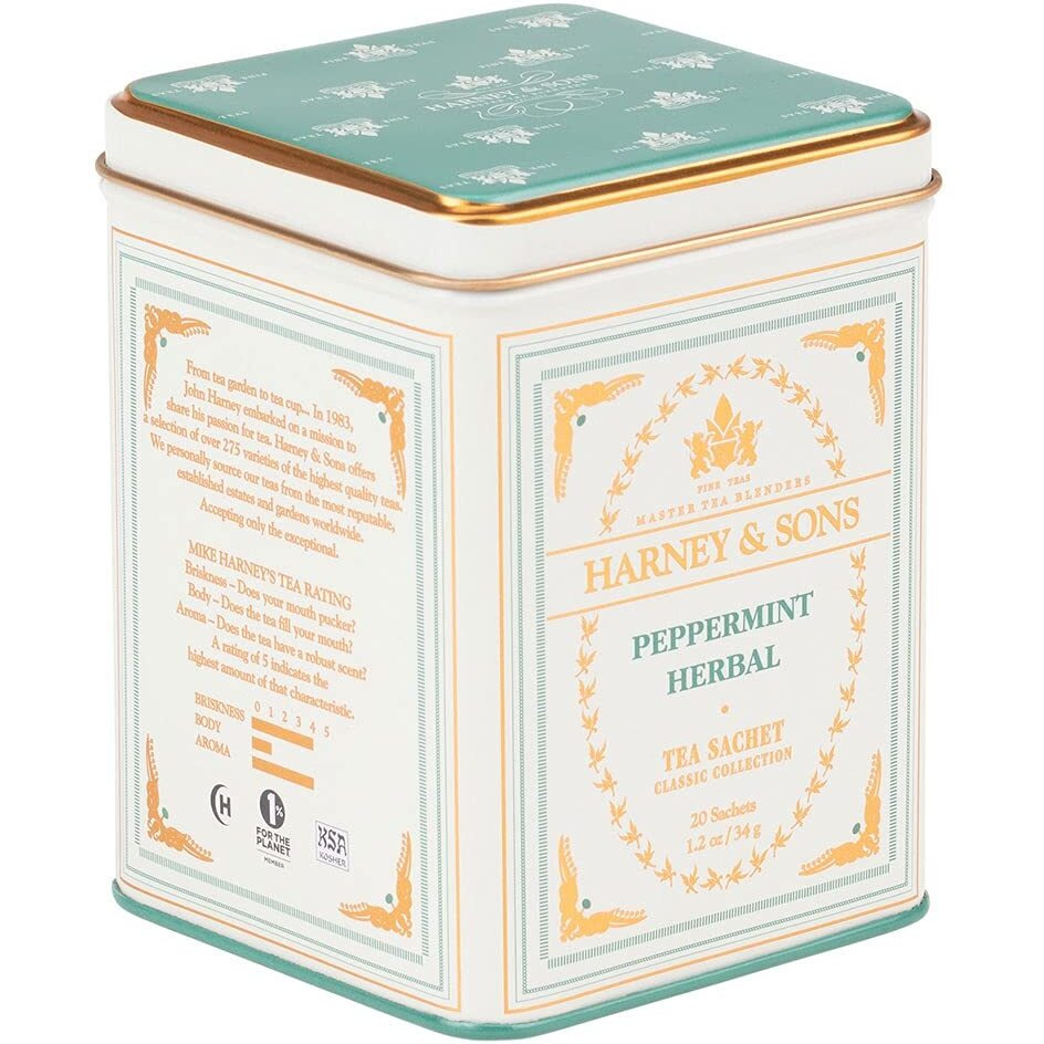 Harney And Sons Peppermint Tea, 20 Sachets 1.2 Oz