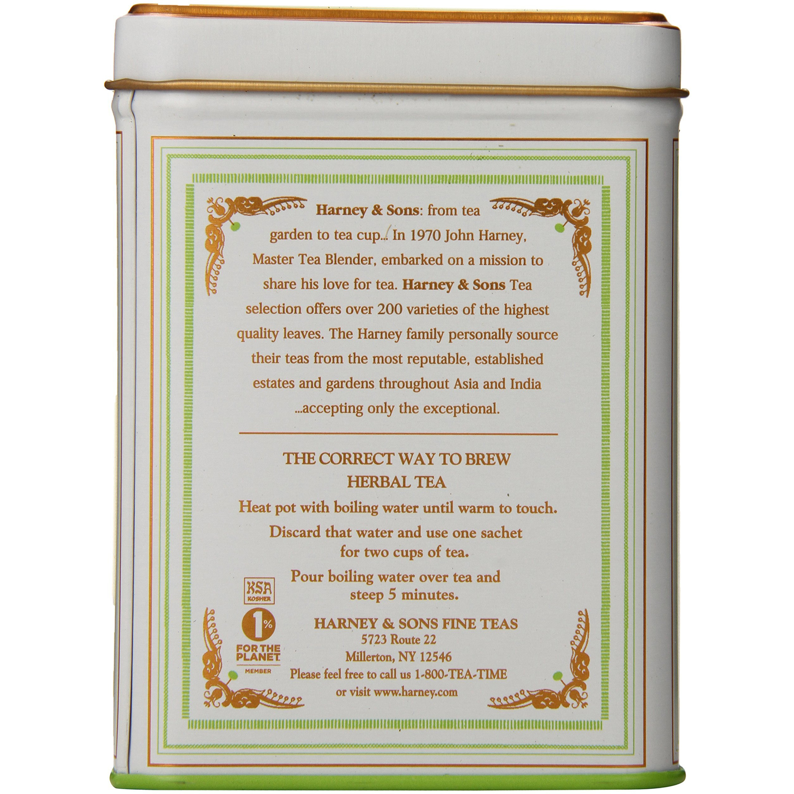 Harney And Sons Peppermint Tea, 20 Sachets 1.2 Oz