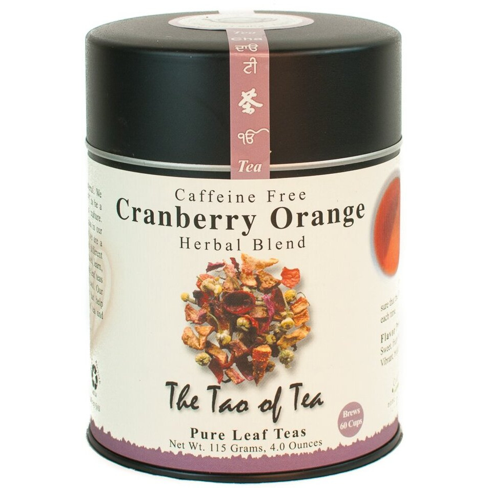 The Tao Of Tea, Cranberry Orange Herbal Tea, 4 Ounce Tin