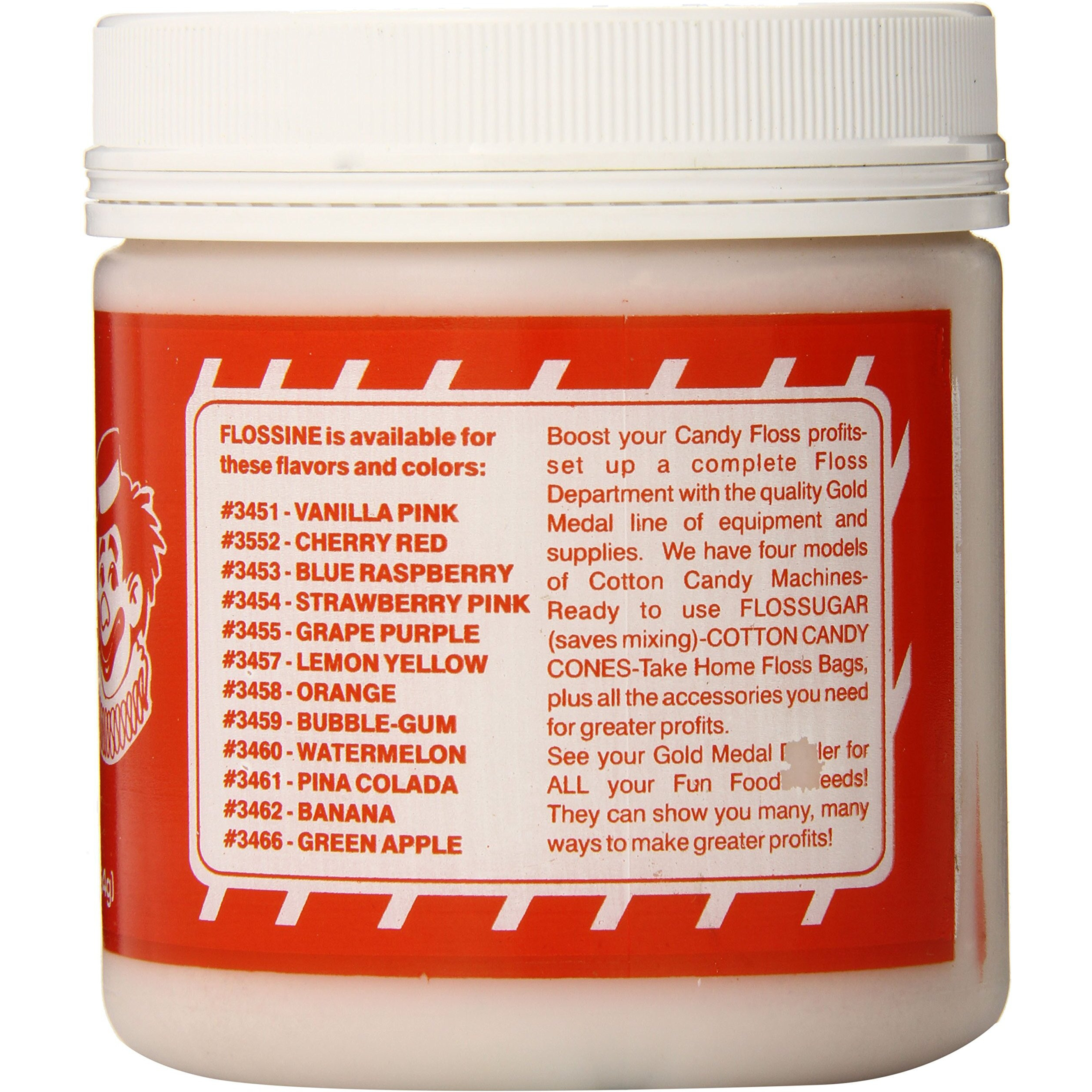 Gold Medal Flossine Can, Green Apple 16Oz (454G)