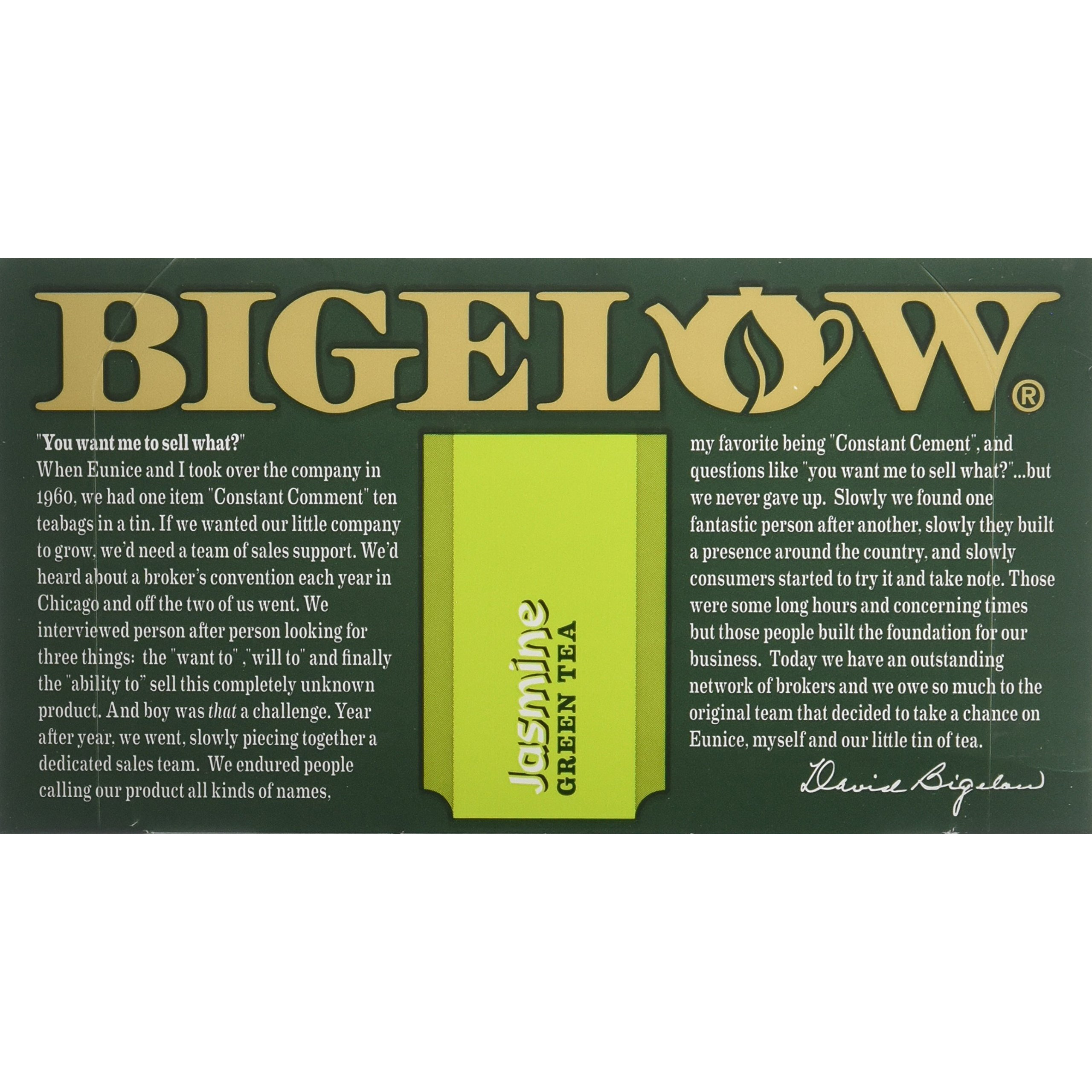 Bigelow Jasmine Green Tea Bags - 20 Ct - 3 Pk