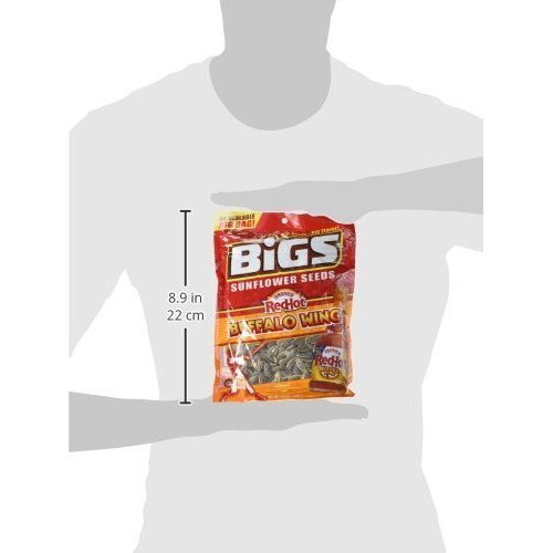 Bigs Bold And Tangy Buffalo Wing Sunflower Seeds 5.35 Ounces