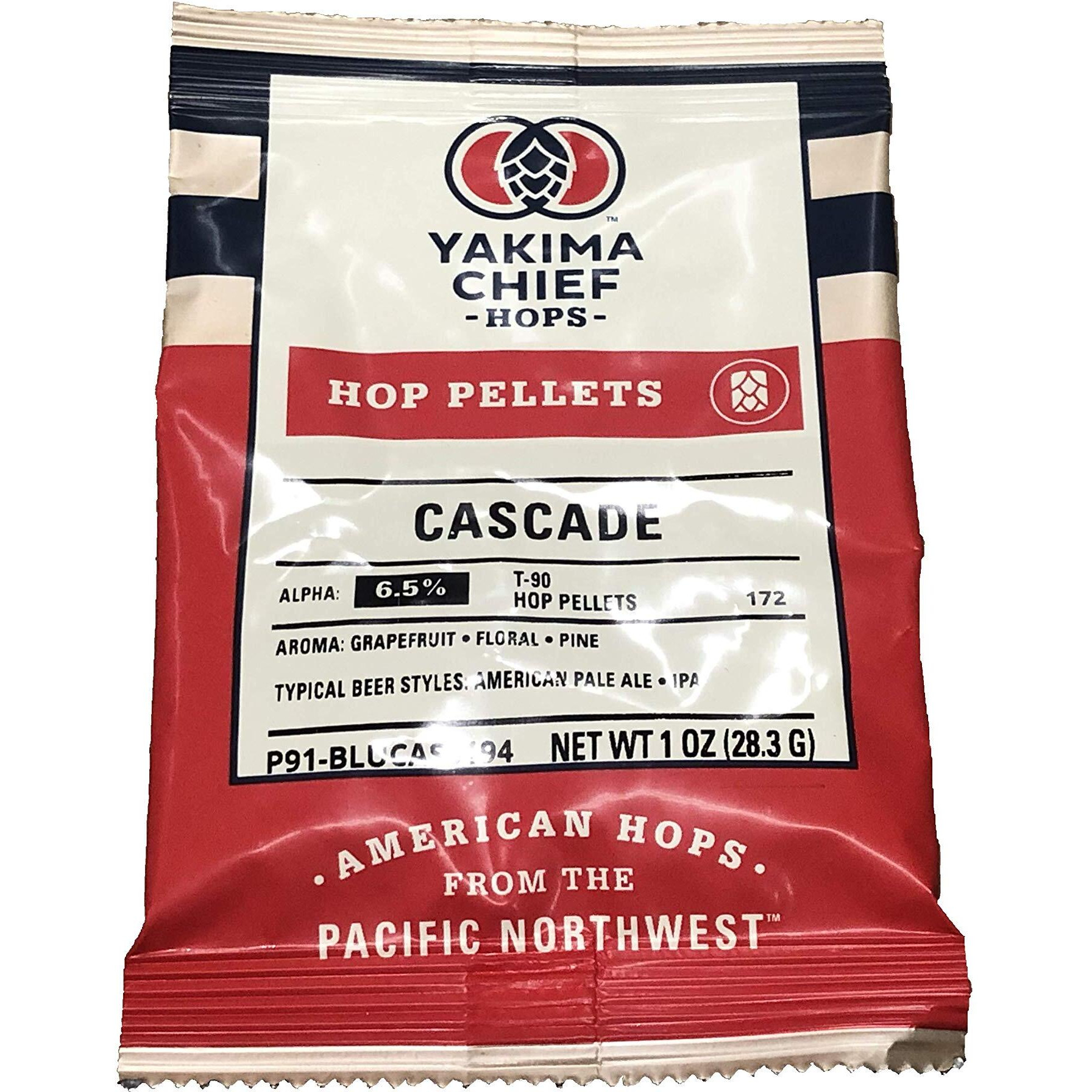 Learn To Brew Bc-89Z0-55Hn Cascade Hop Pellets For Home Brewing 1 Oz , (Packaging May Vary) (Pack Of 3), Green