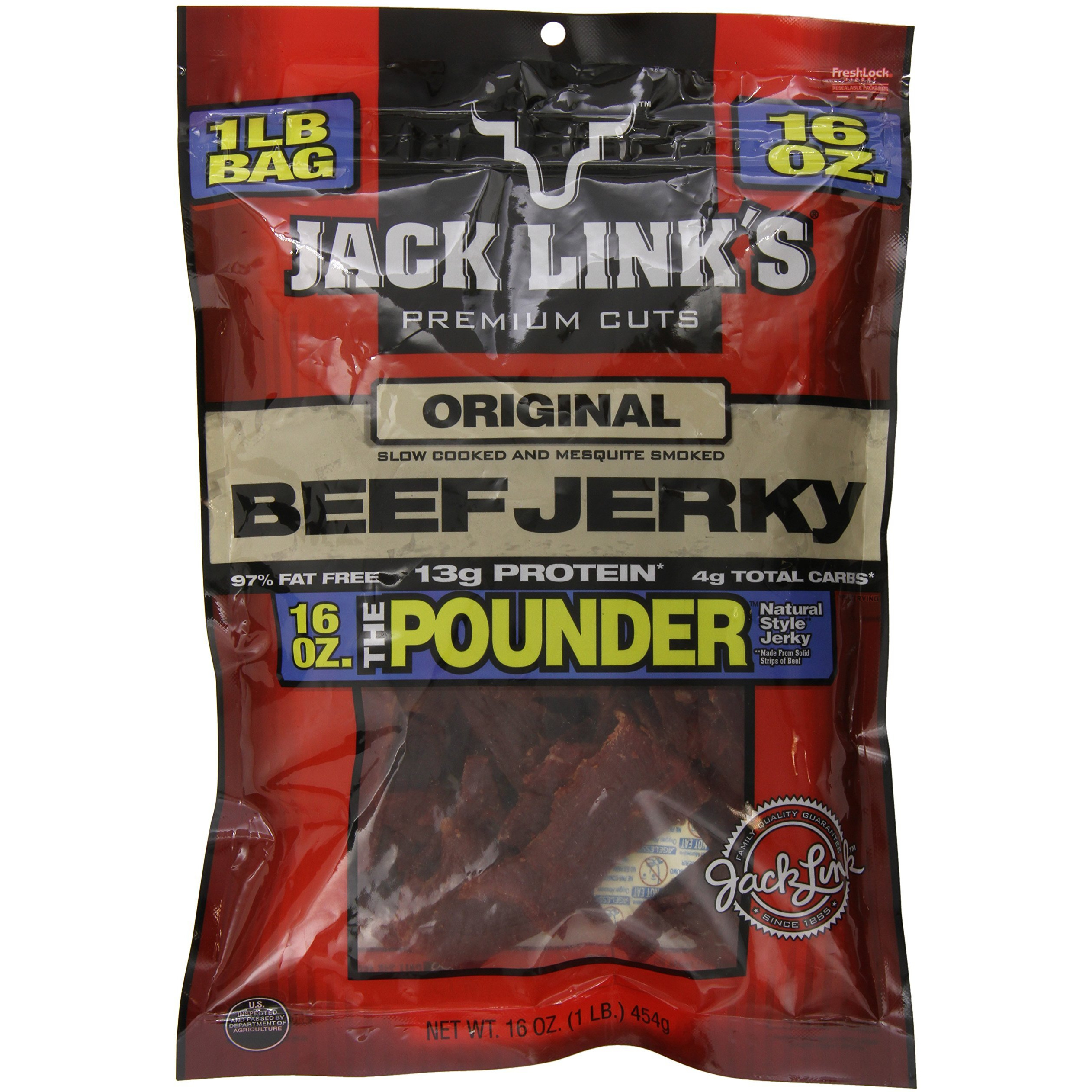 Jack Links Jerky, Original, 16 Ounce