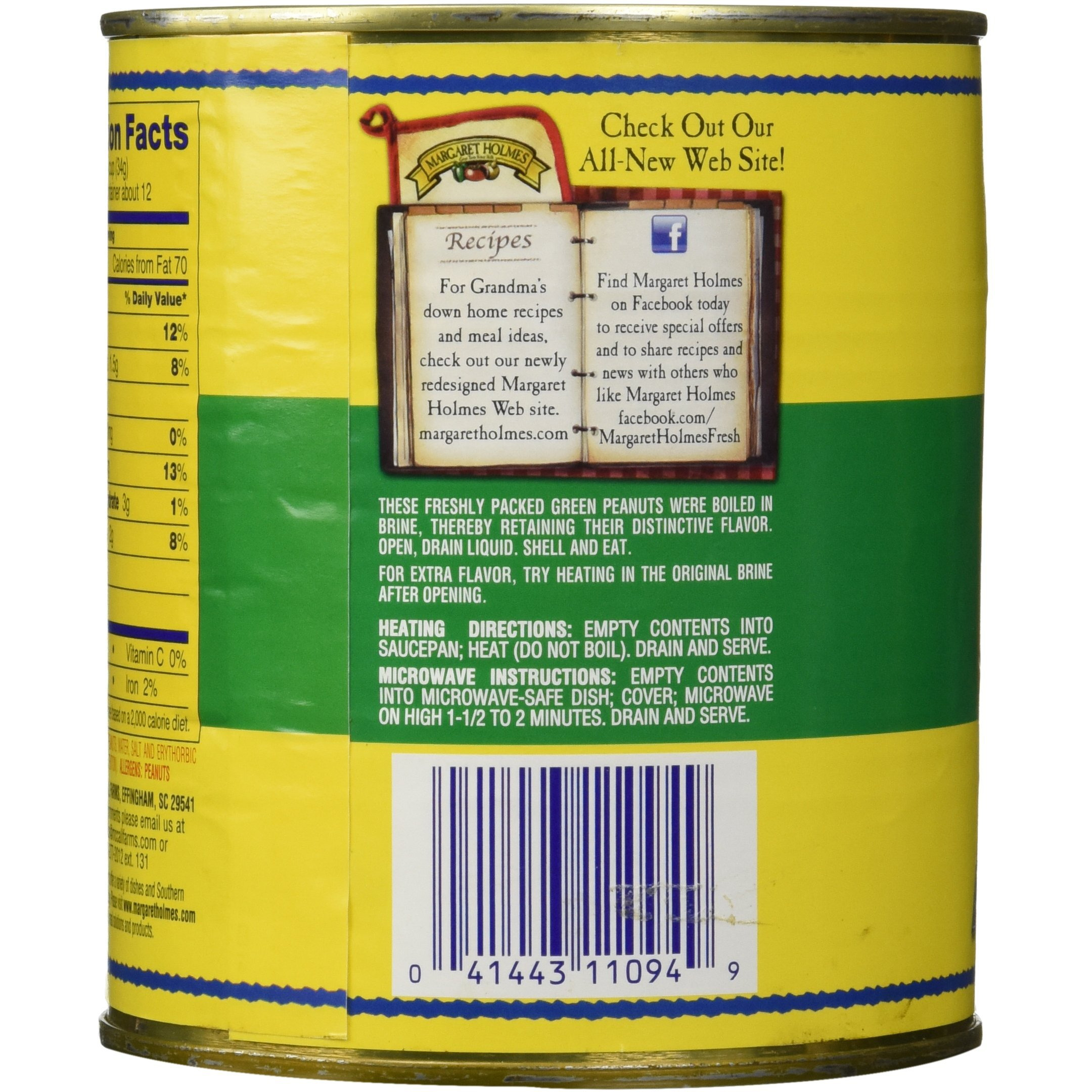 Margaret Holmes, Peanut Patch, Boiled Peanuts, (25Oz Net Weight)