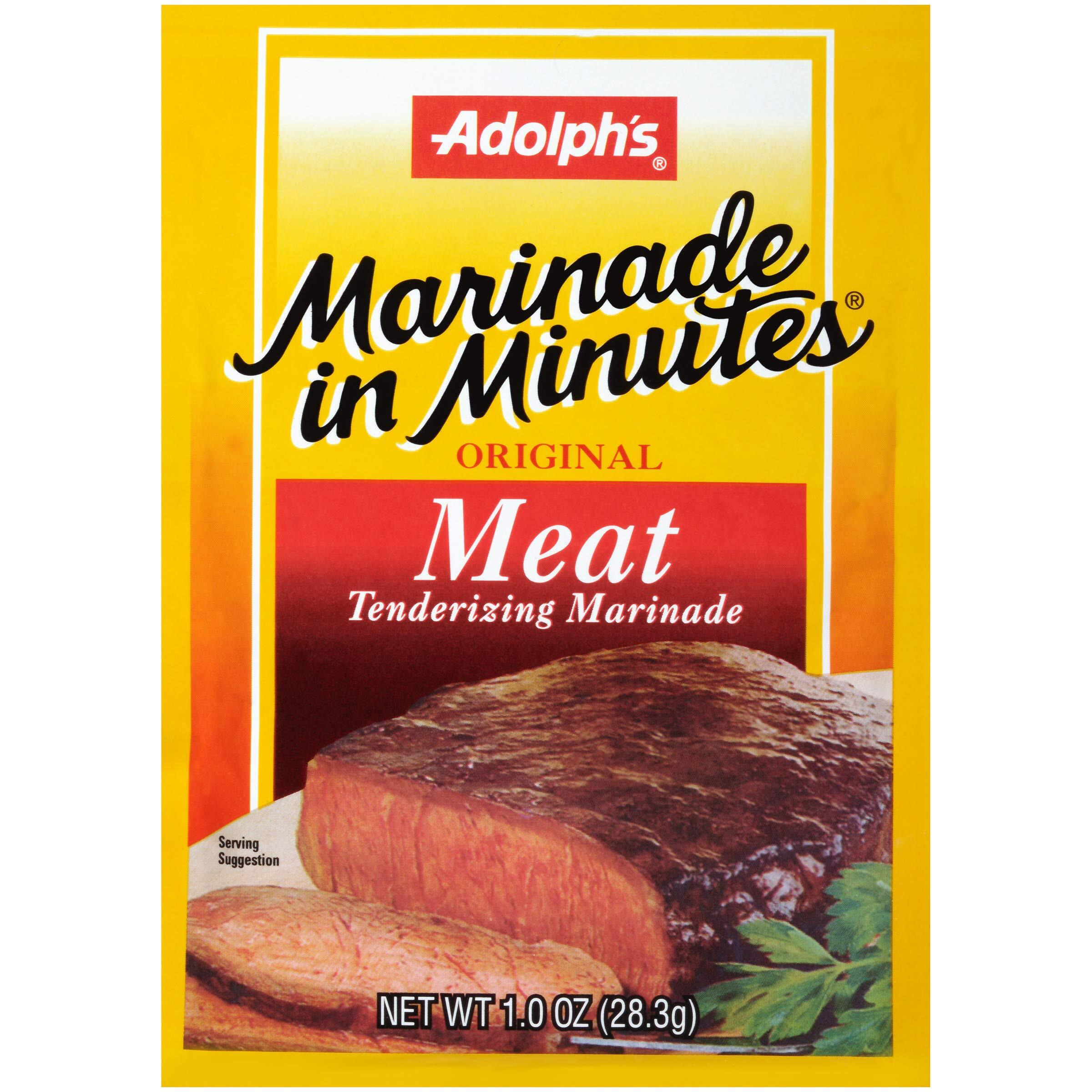 Adolph's Marinade In Minutes Original Meat Tenderizing Marinade, 1 Oz (Pack Of 24)