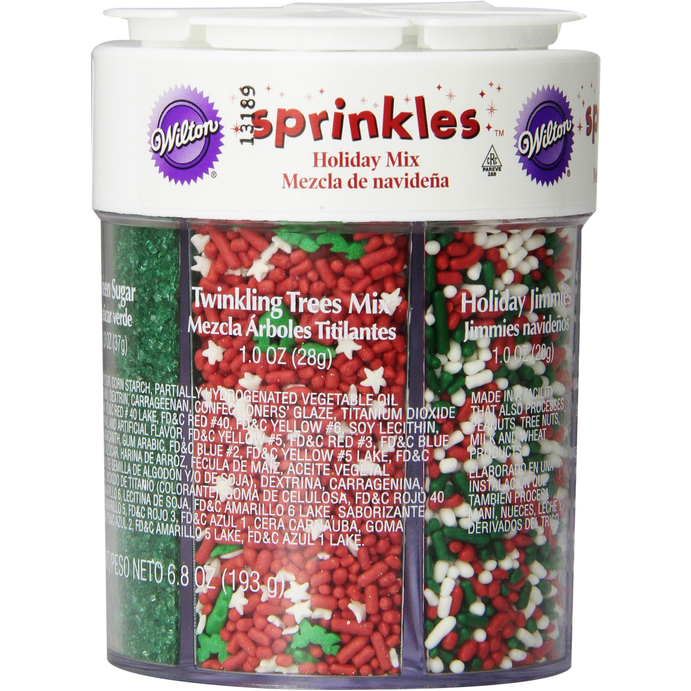 Wilton Holiday Sprinkles Assortment, 6.8 Oz.