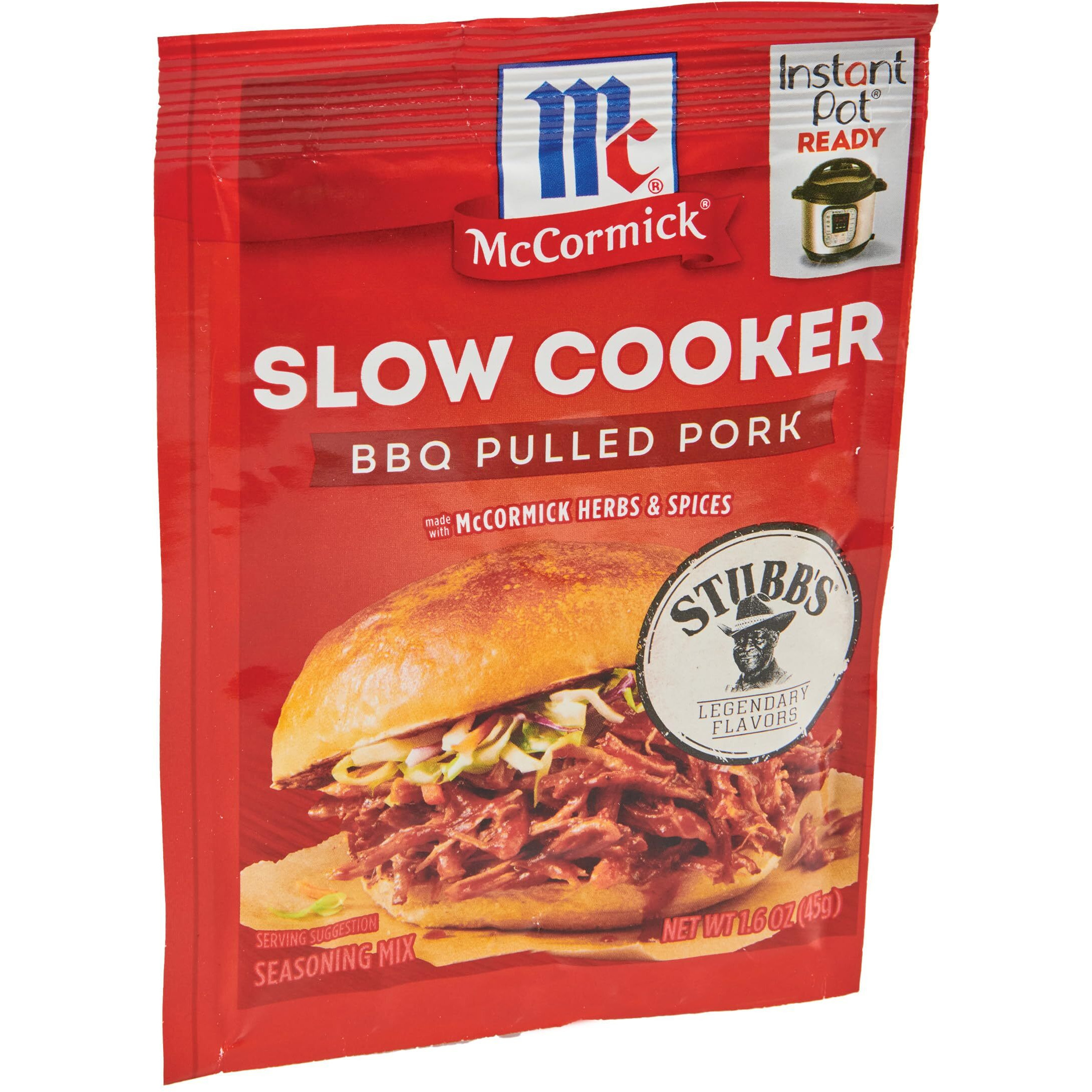 Mccormick Slow Cooker Bbq Pulled Pork Seasoning Mix, 1.6 Oz (Pack Of 12)