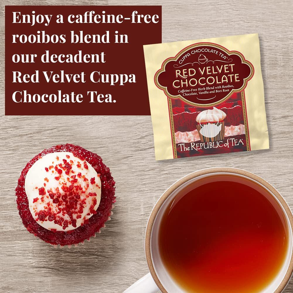 The Republic Of Tea - Cuppa Chocolate Tea Assortment Gift (24 Individually Wrapped Dessert Tea Bags)