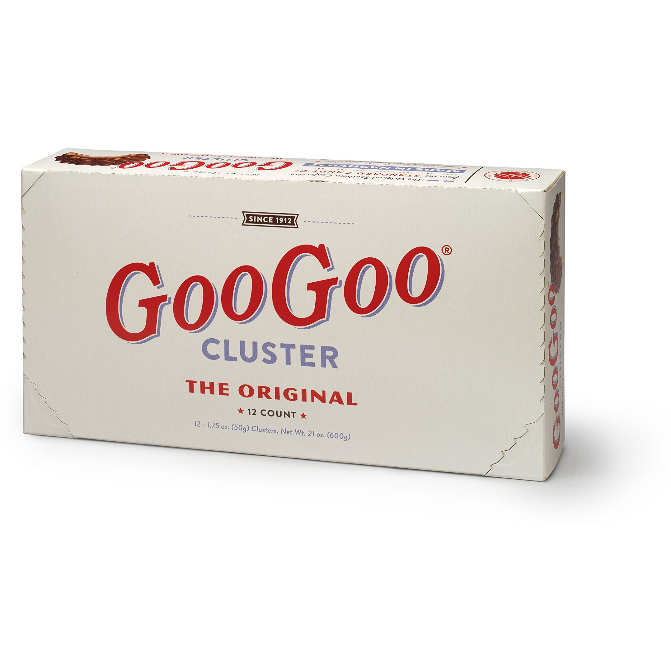Googoo Clusters Original Candy Bar - 12 Count Case