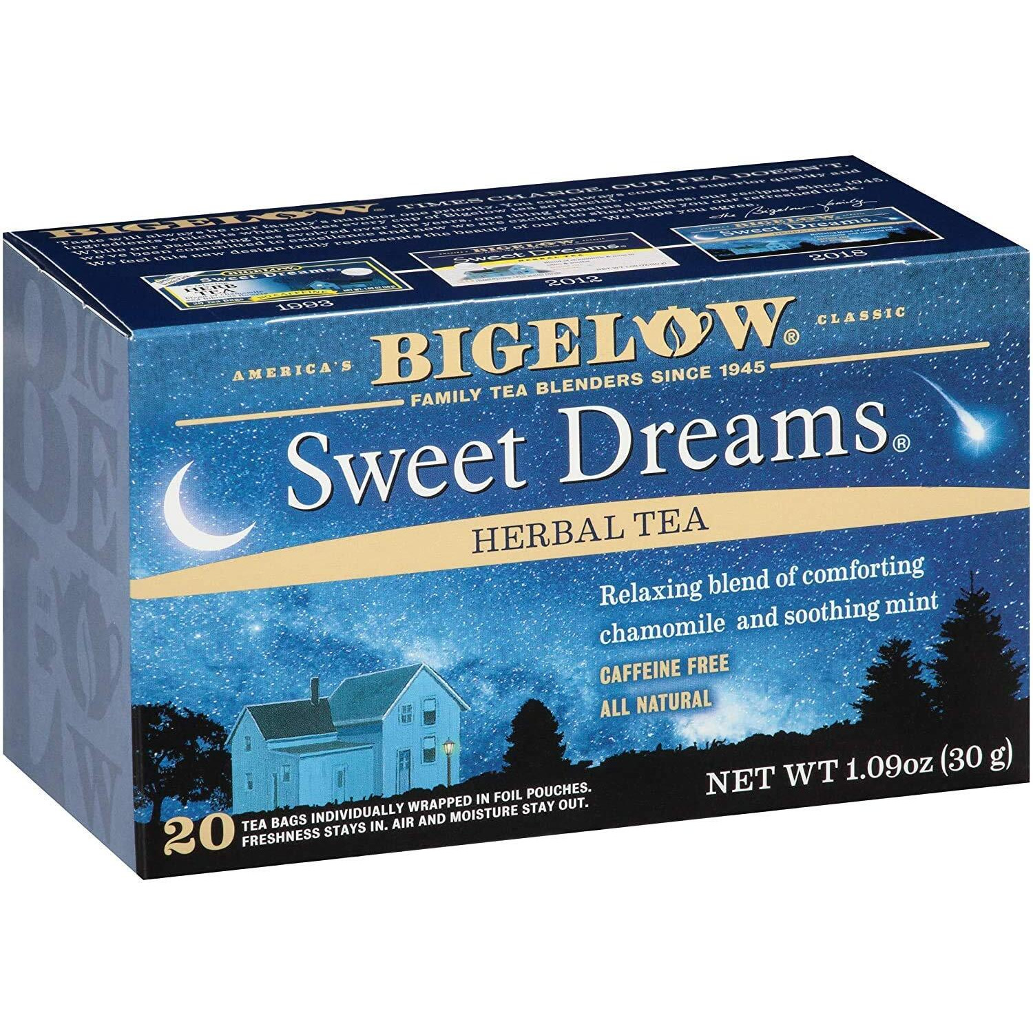 Bigelow Tea Herbal Tea Sweet Dreams 20 Count (Pack Of 3)