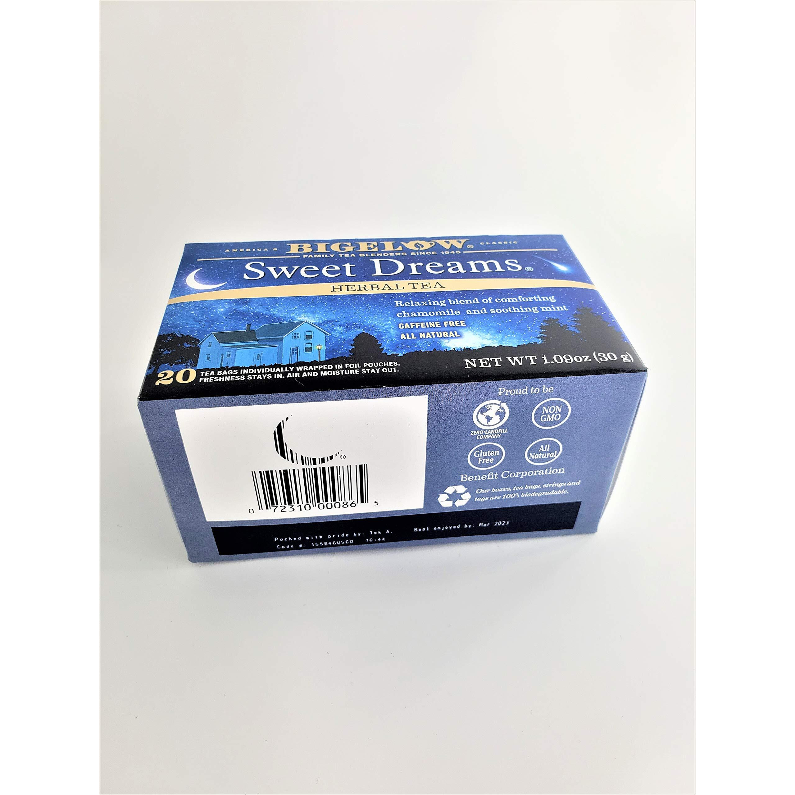 Bigelow Tea Herbal Tea Sweet Dreams 20 Count (Pack Of 3)