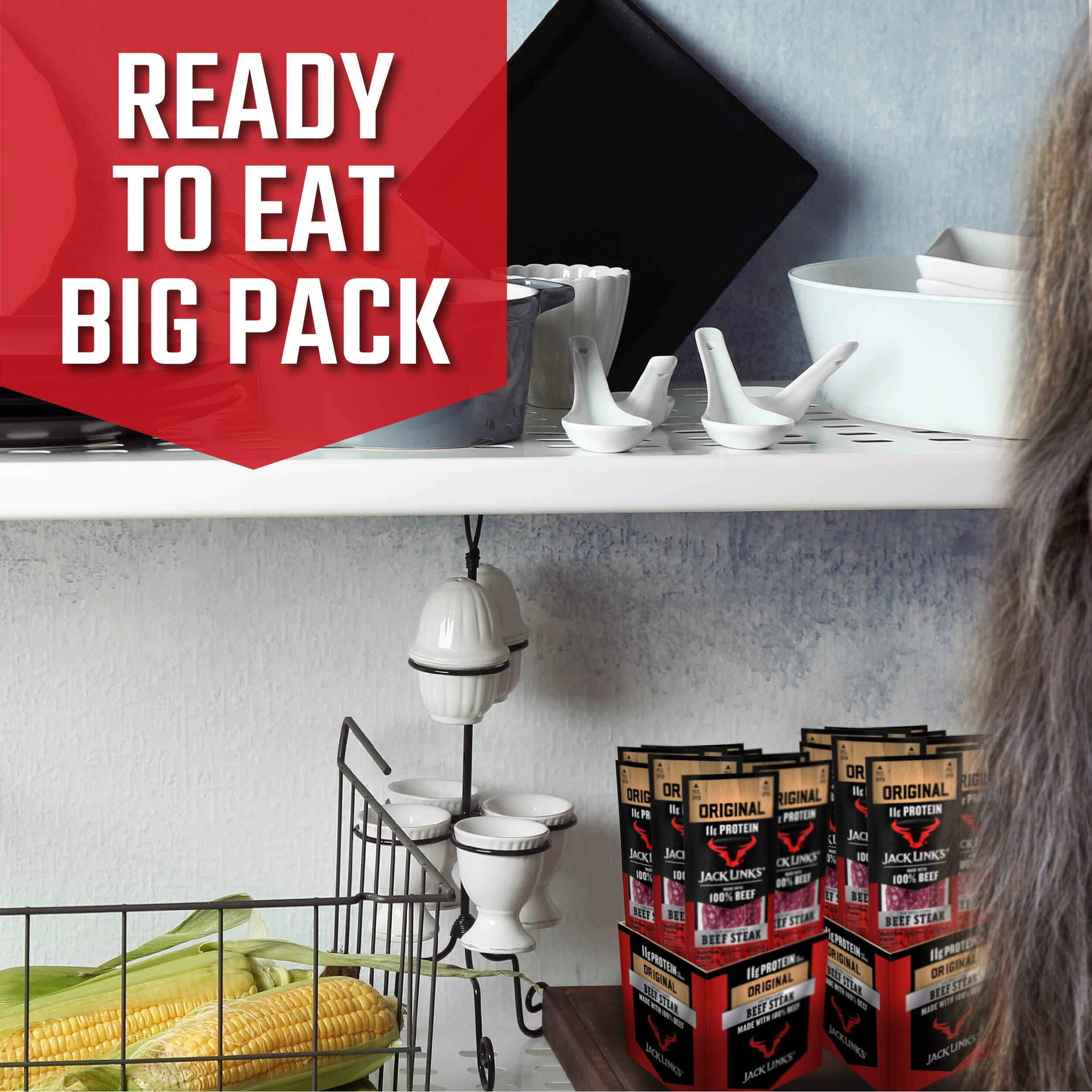 Jack Links Premium Cuts Beef Steak, Original, Strips -Great Protein Snack With 11G Of Protein And 1G Of Carbs Per Serving, Made With Beef, 1 Ounce (Pack Of 12)