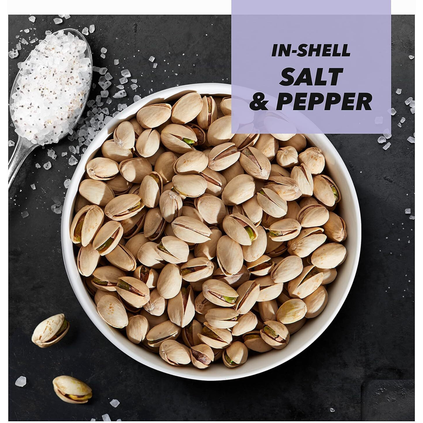 Wonderful Pistachios In Shell, Salt & Pepper, 48 Ounce Resealable Bag, Healthy Snack, Protein Snack, Pantry Staple (48 Oz)