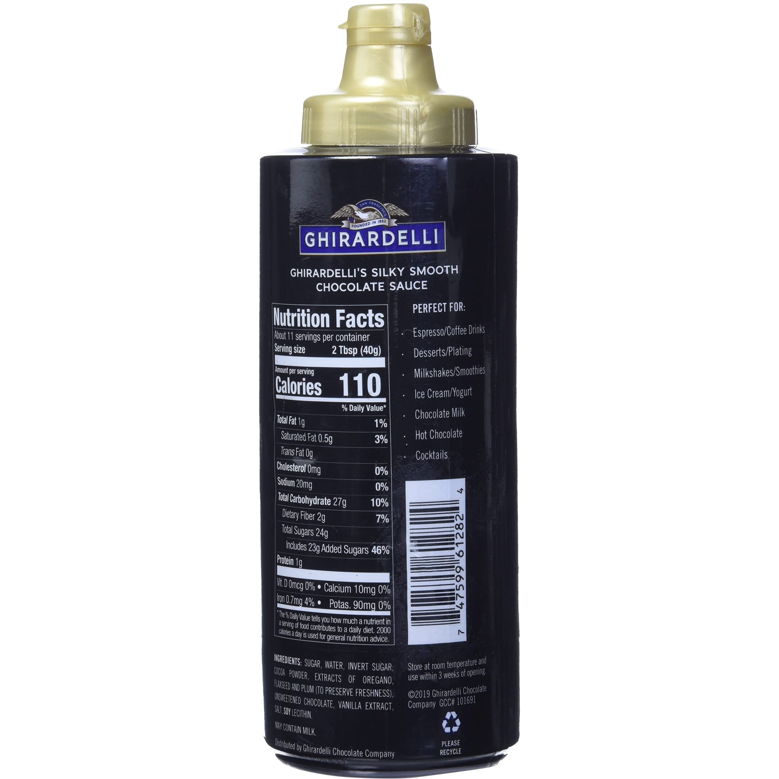 Ghirardelli Chocolate Sauce, Black Label (16Oz Squeeze Bottle)