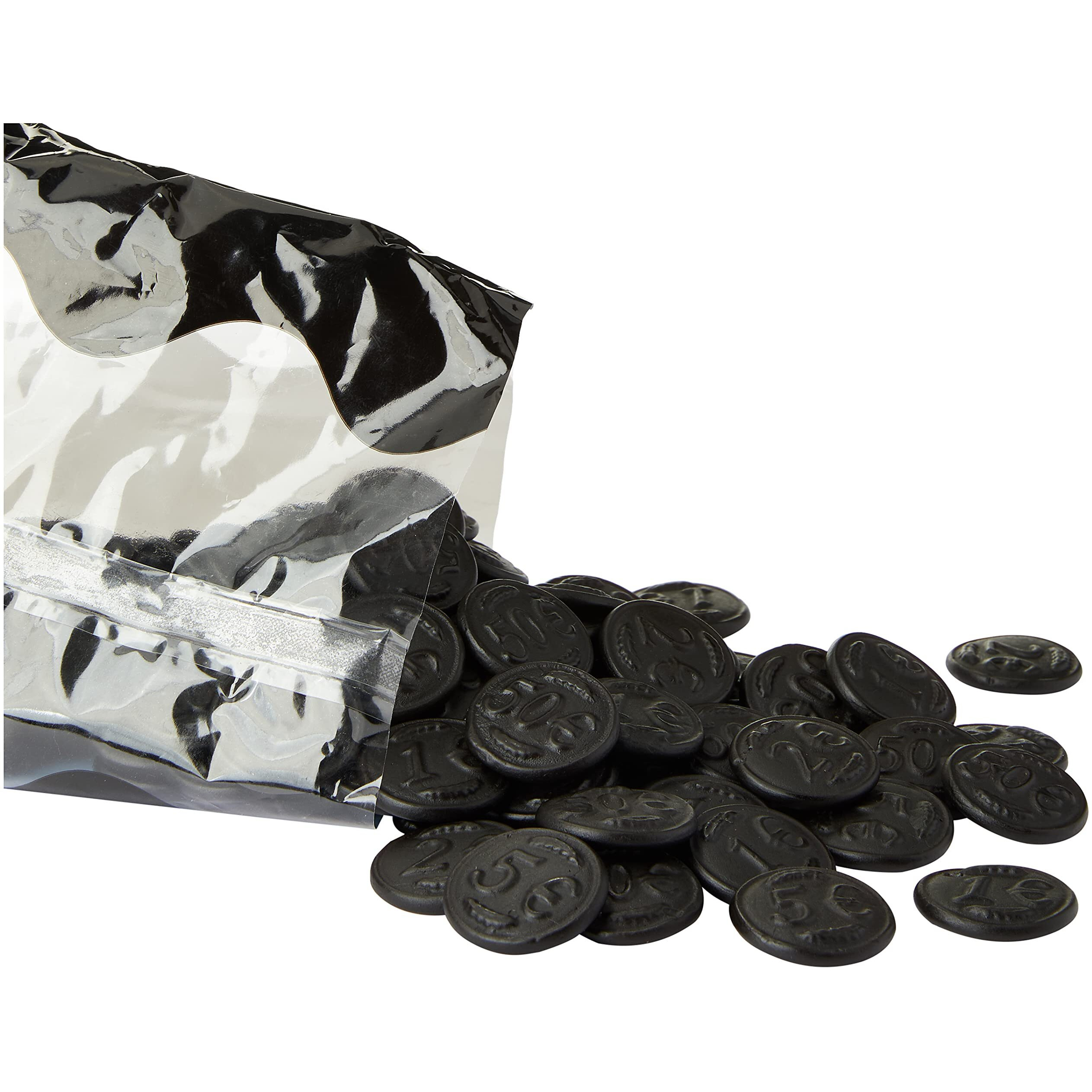 Licorice In Kilobag - K&H Munten Drop (Kraepelien & Holm Coin Licorice / Liquorice) (2.3-Lb)