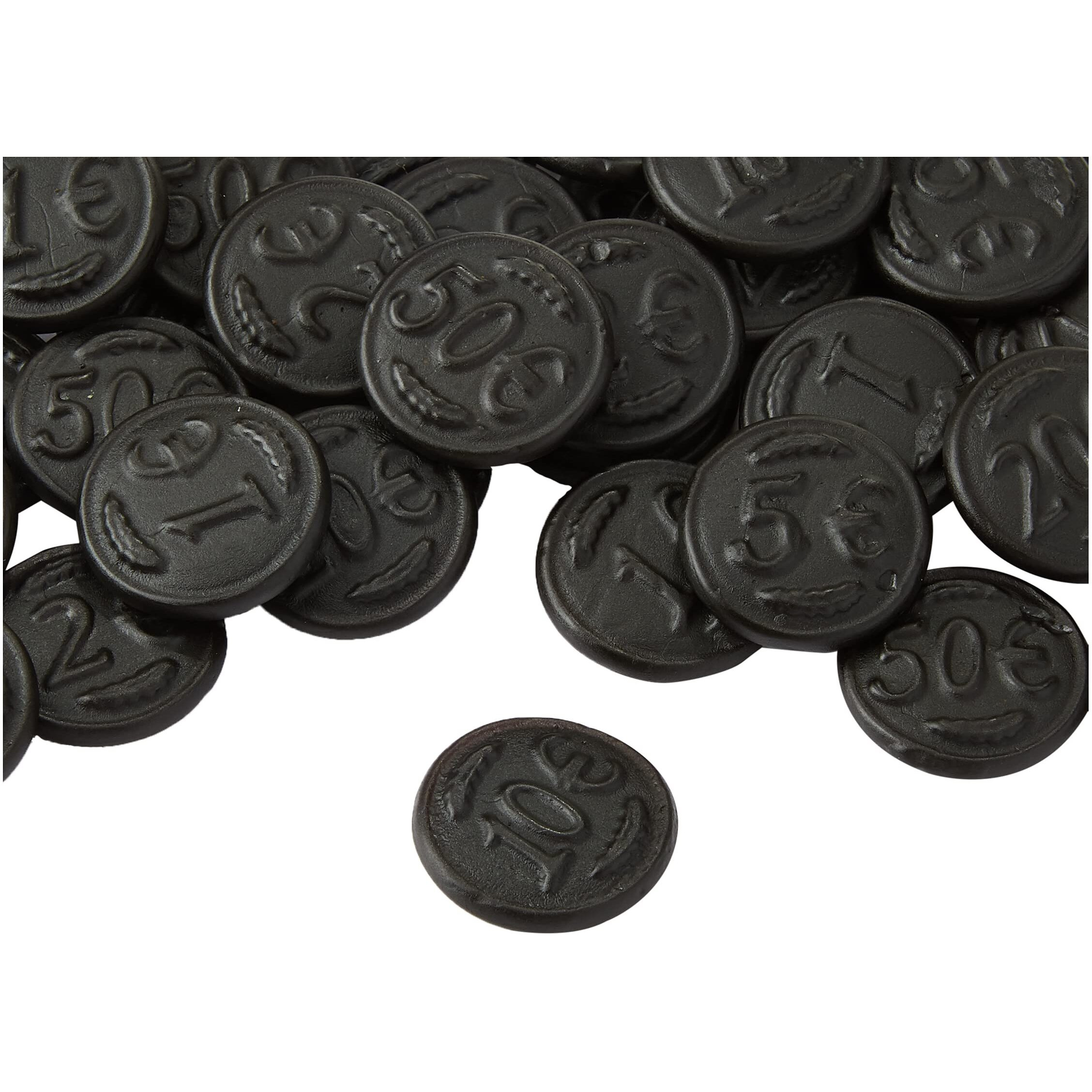 Licorice In Kilobag - K&H Munten Drop (Kraepelien & Holm Coin Licorice / Liquorice) (2.3-Lb)