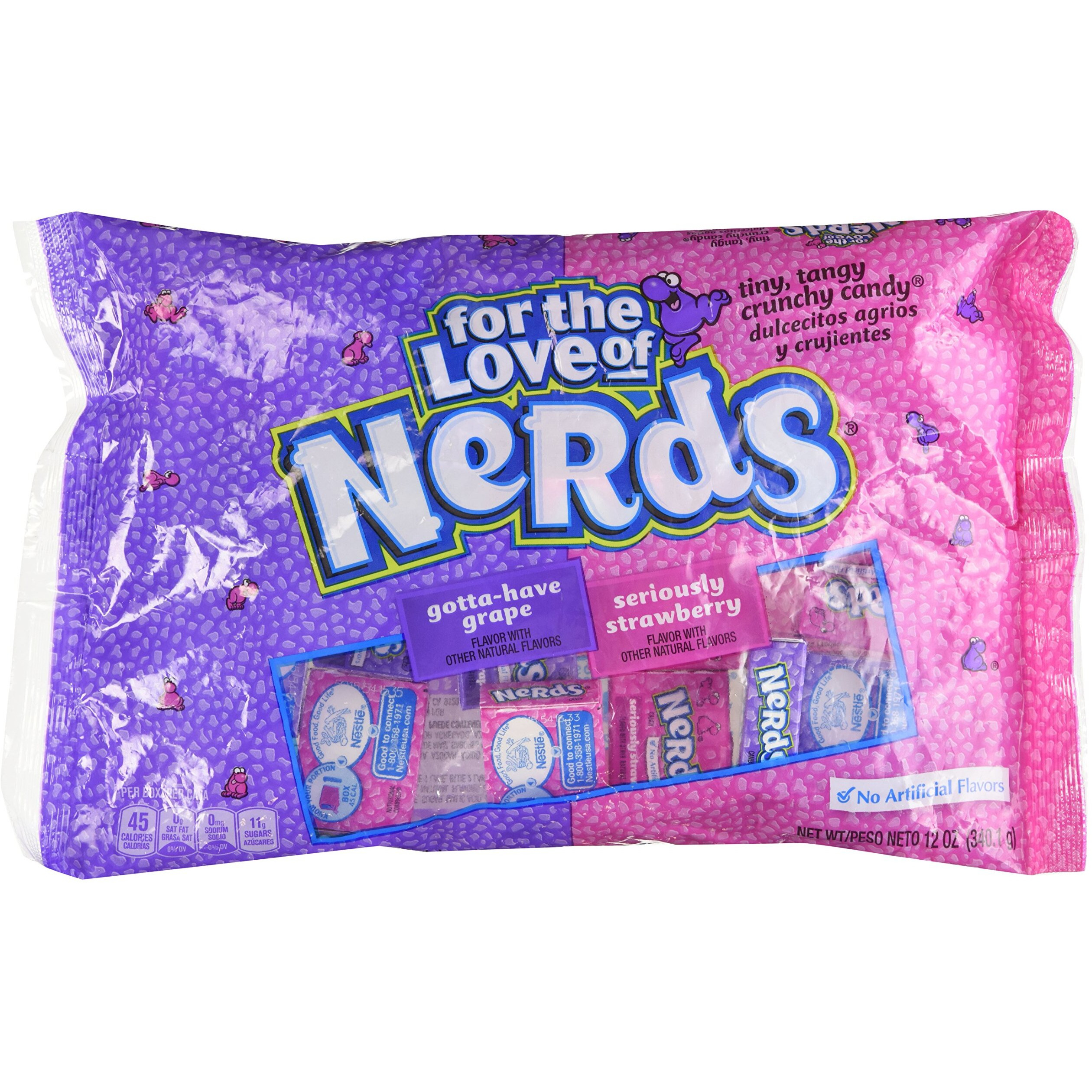 Wonka Grape & Strawberry Nerds - 12 Oz