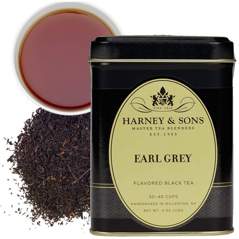 Harney & Sons Black Earl Grey Loose Leaf Tea, 4 Ounce