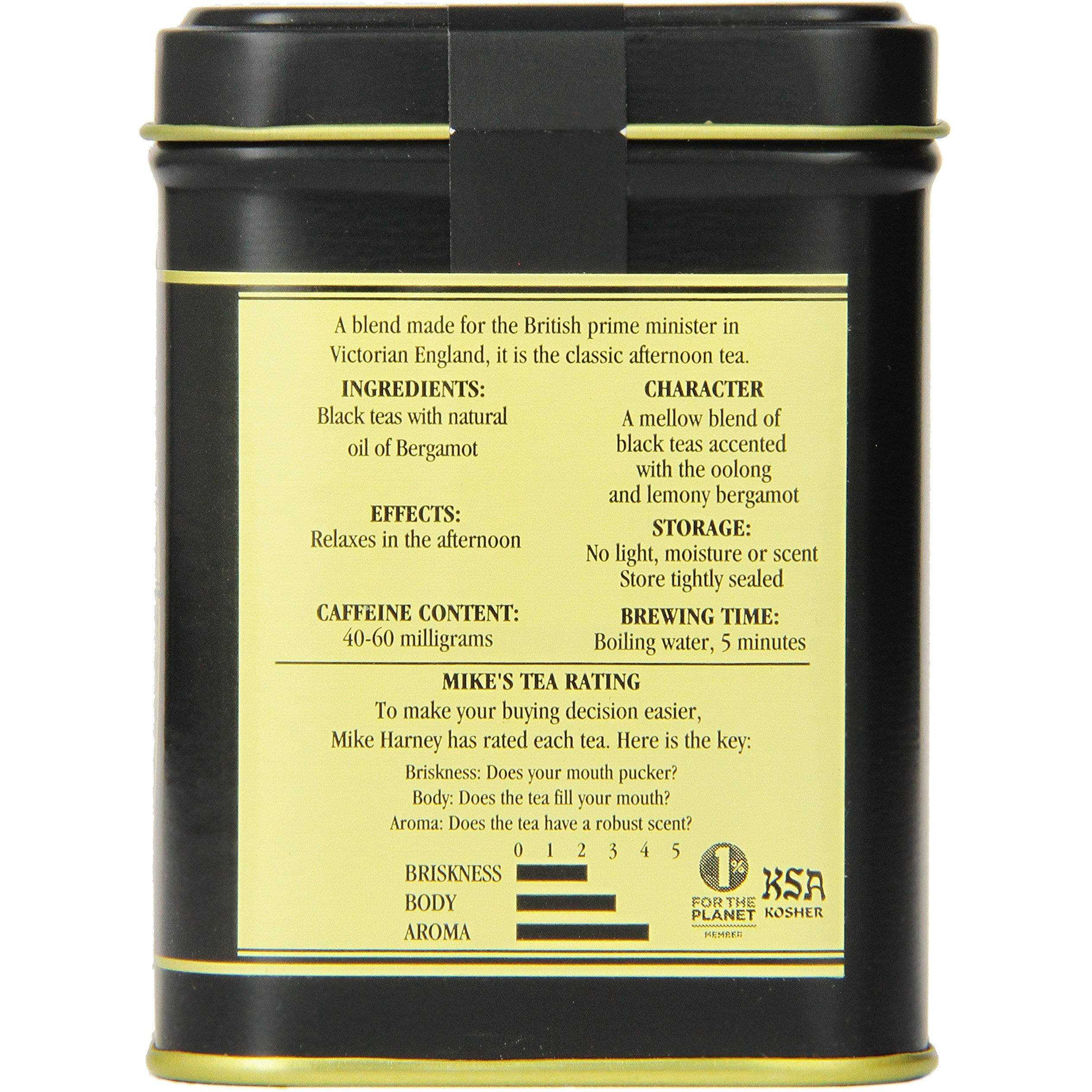 Harney & Sons Black Earl Grey Loose Leaf Tea, 4 Ounce