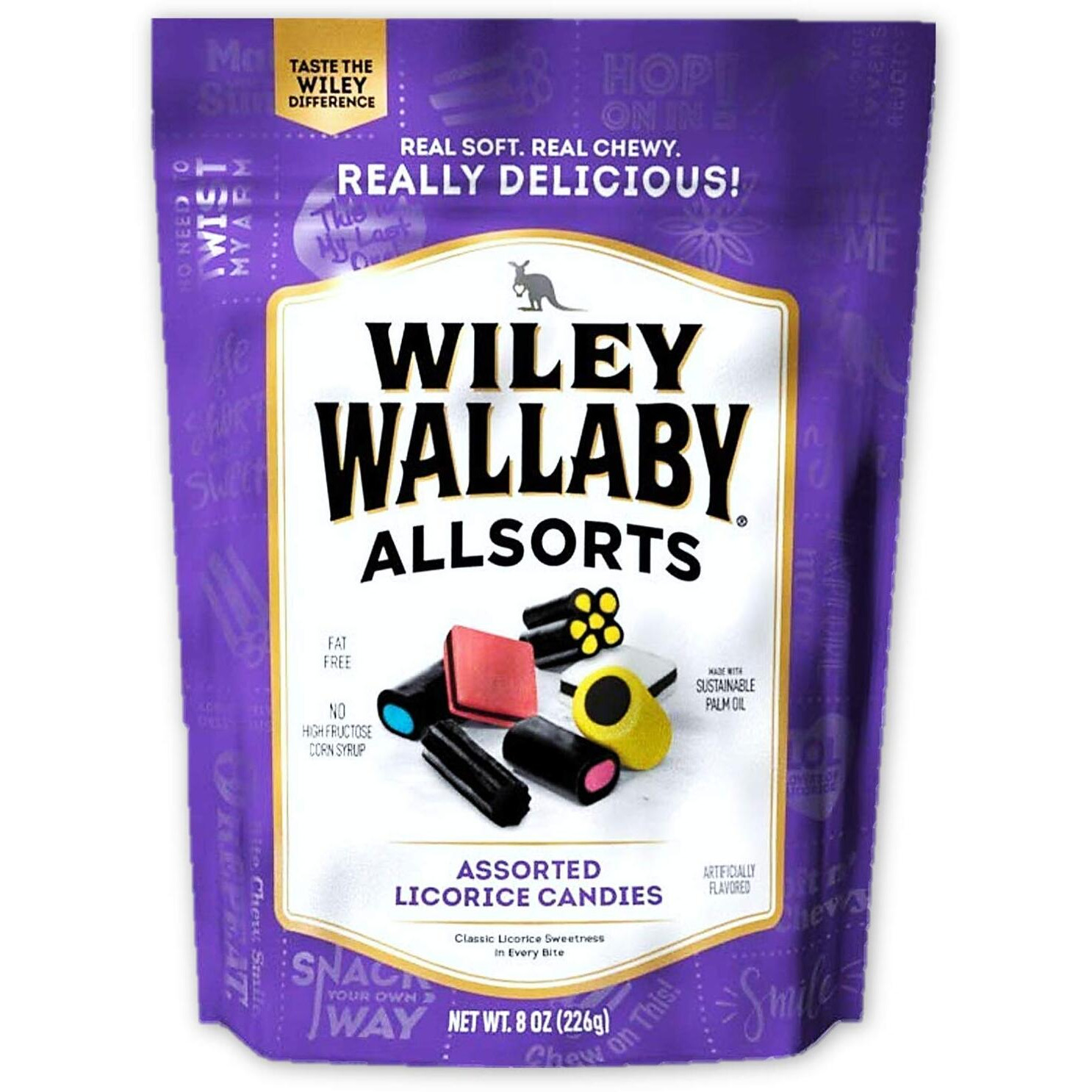 Wiley Wallaby Licorice, Allsorts, 8 Ounces