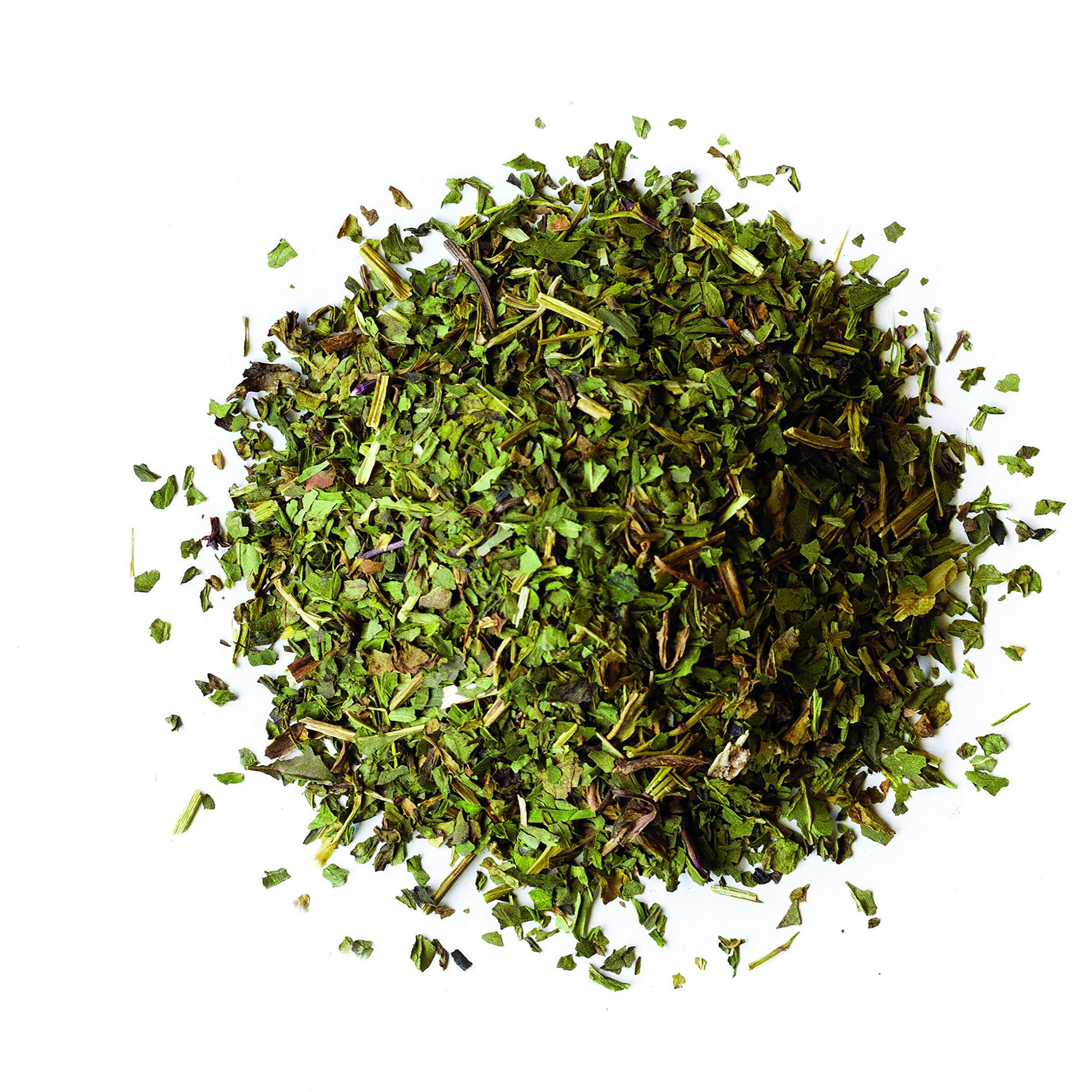 Rishi Tea Peppermint Herbal Tea | Usda Organic Direct Trade Loose Leaf Tea, Certified Kosher, Caffeine Free Calming Sweet & Cooling Pure Peppermint Leaves | 8.81 Ounces (Pack Of 1)