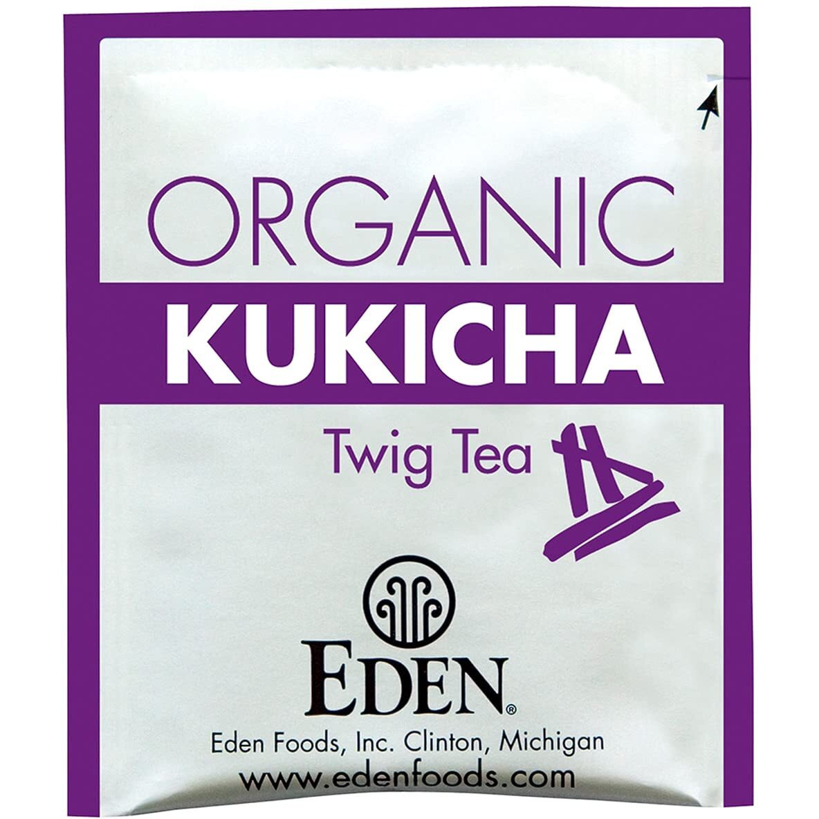 Eden Kukicha Organic Roasted Twig Tea, George Ohsawa Macrobiotic, Low Caffeine, 16 Unbleached Manila Tea Bags/Box