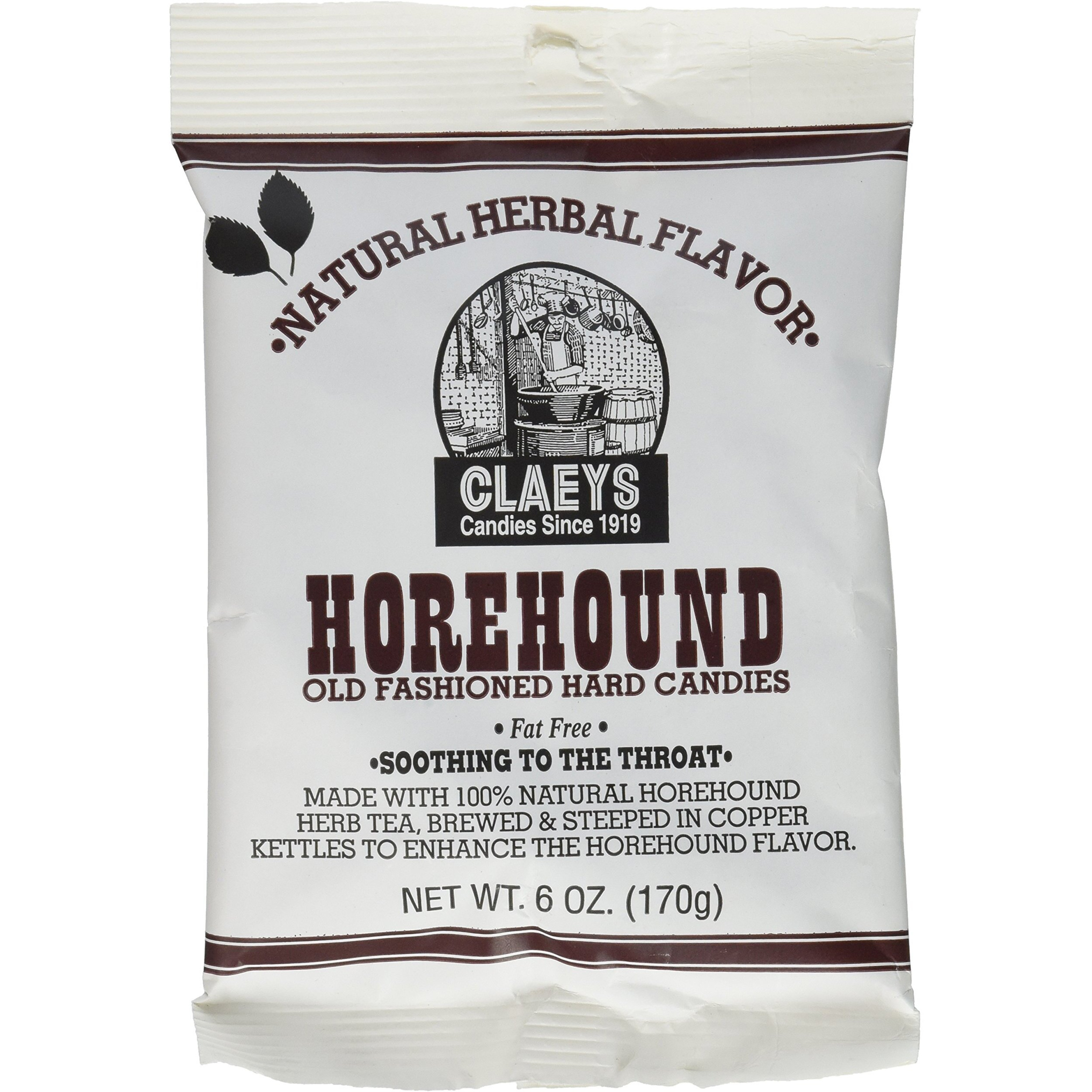 Claeys Old Fashioned Horehound Hard Candy 6 Oz.