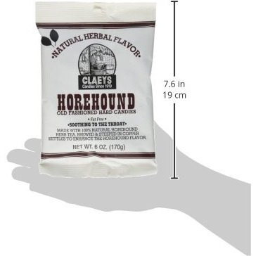 Claeys Old Fashioned Horehound Hard Candy 6 Oz.