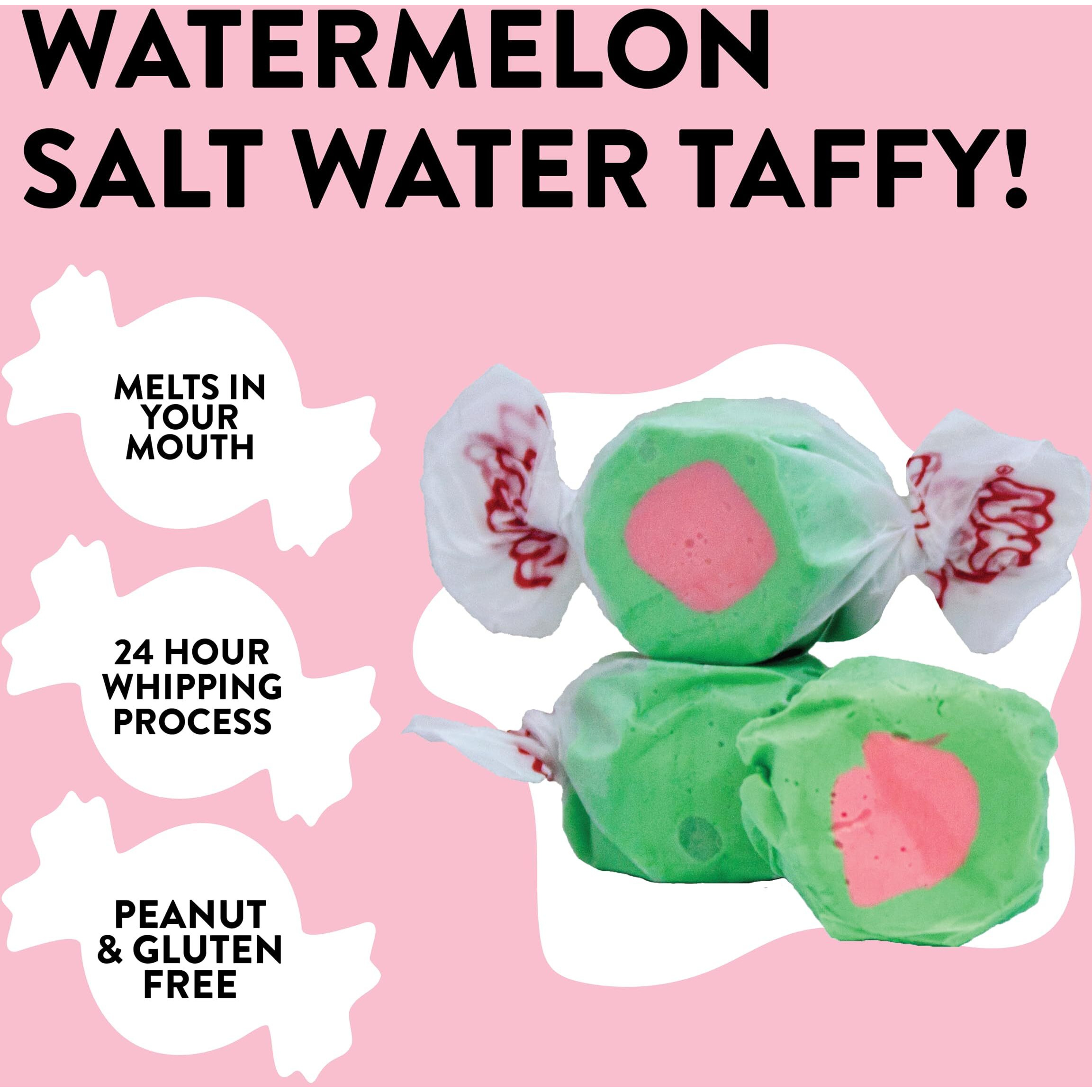 Taffy Town Saltwater Taffy, Watermelon, 2.5Lb