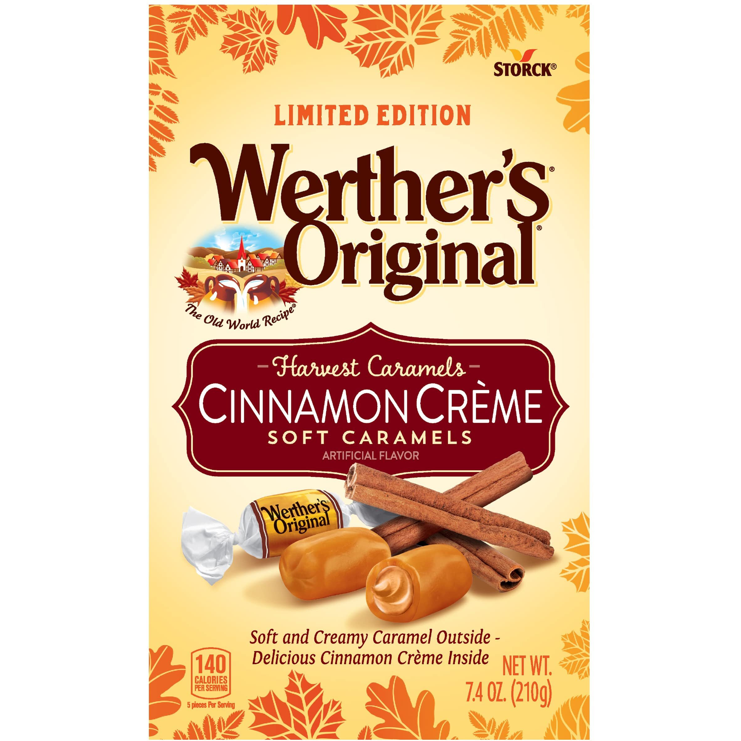 Werther's Original Soft Cinnamon Crme Caramels, 7.4 Oz Bag