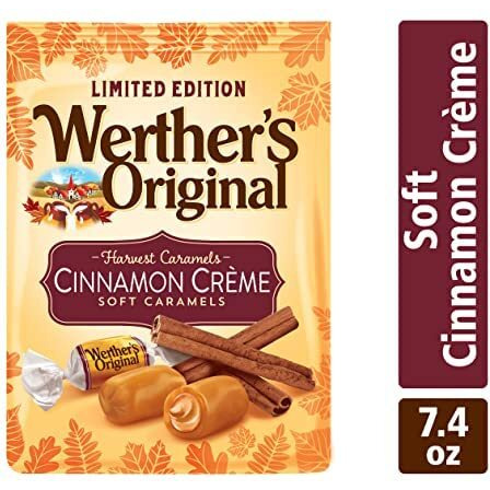 Werther's Original Soft Cinnamon Crme Caramels, 7.4 Oz Bag