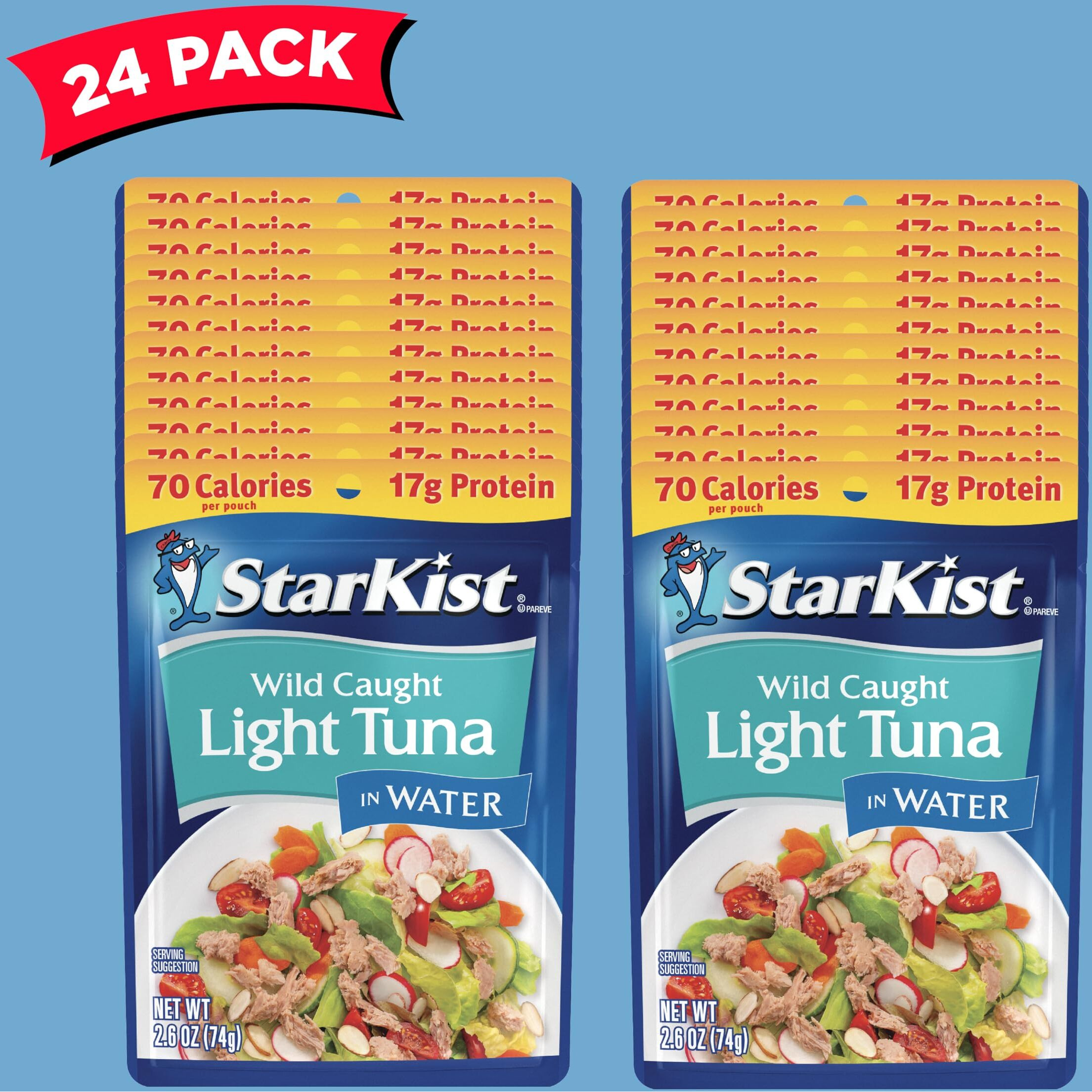 Starkist Chunk Light Tuna In Water, 2.6 Oz, Pack Of 24