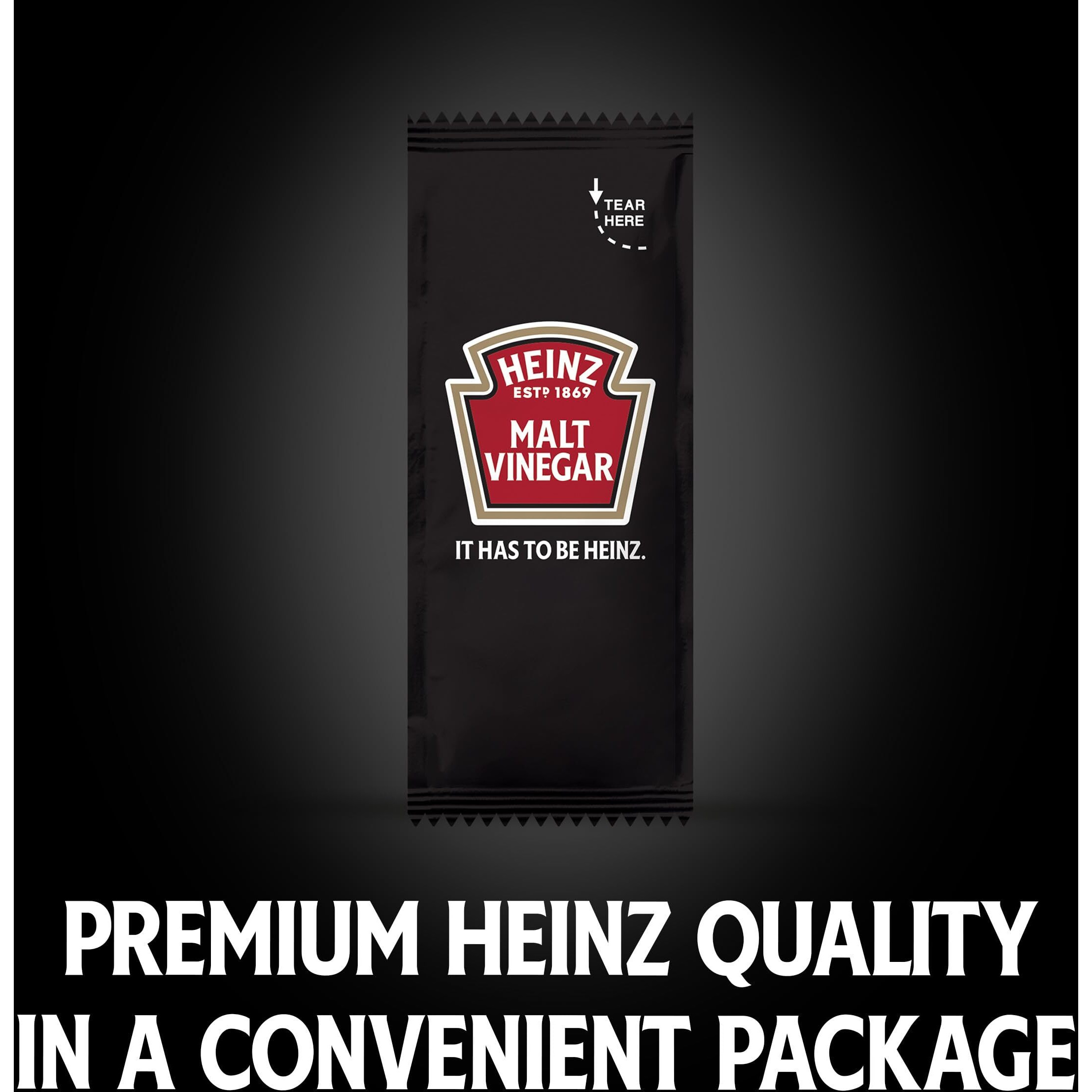 Heinz Malt Vinegar Single Serve Packet (0.3 Oz Packets, Pack Of 200)