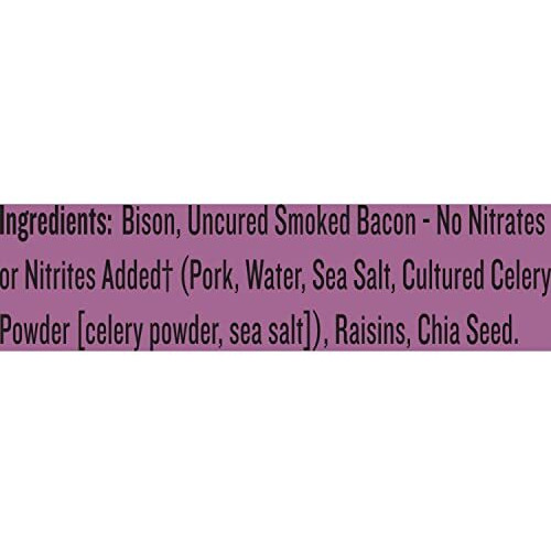 Epic Bison Bacon Protein Bites, Whole30, Paleo Friendly, 8 Ct, 2.5 Oz Pouches
