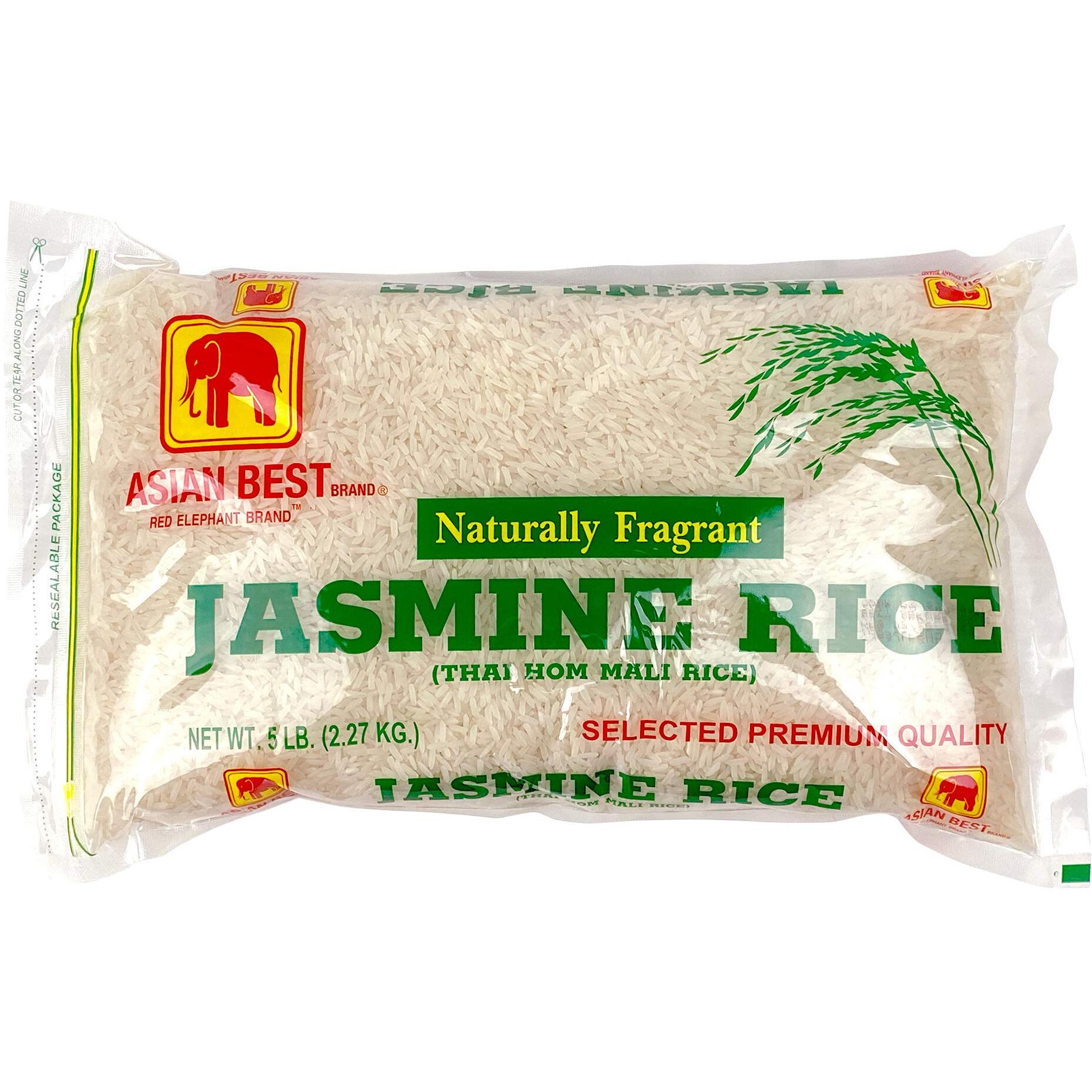 Asian Best Jasmine Rice, 5 Pound (1)