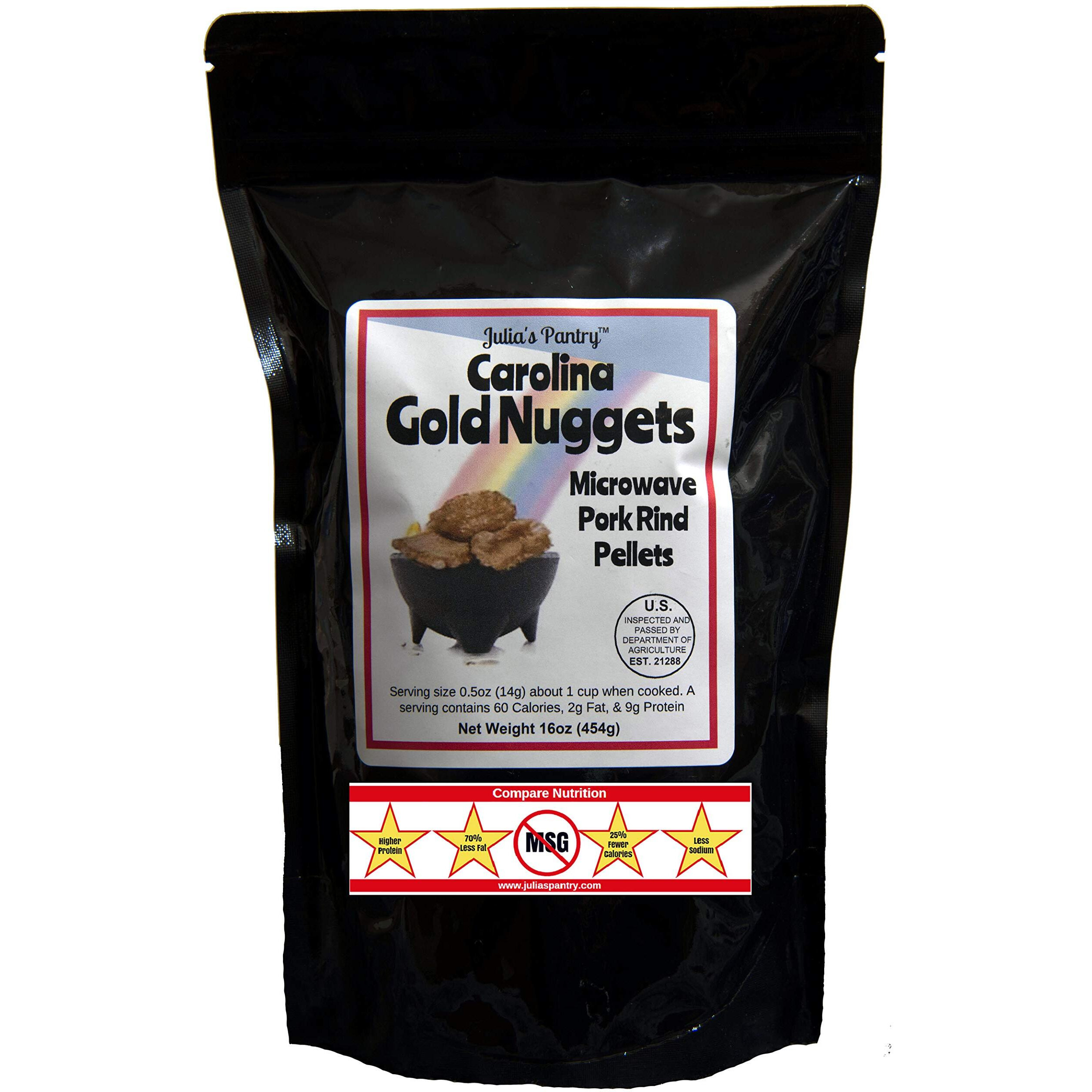 Carolina Gold Nuggets Microwave Pork Puffies Bake-N-Puffs, Original, 16 Ounce