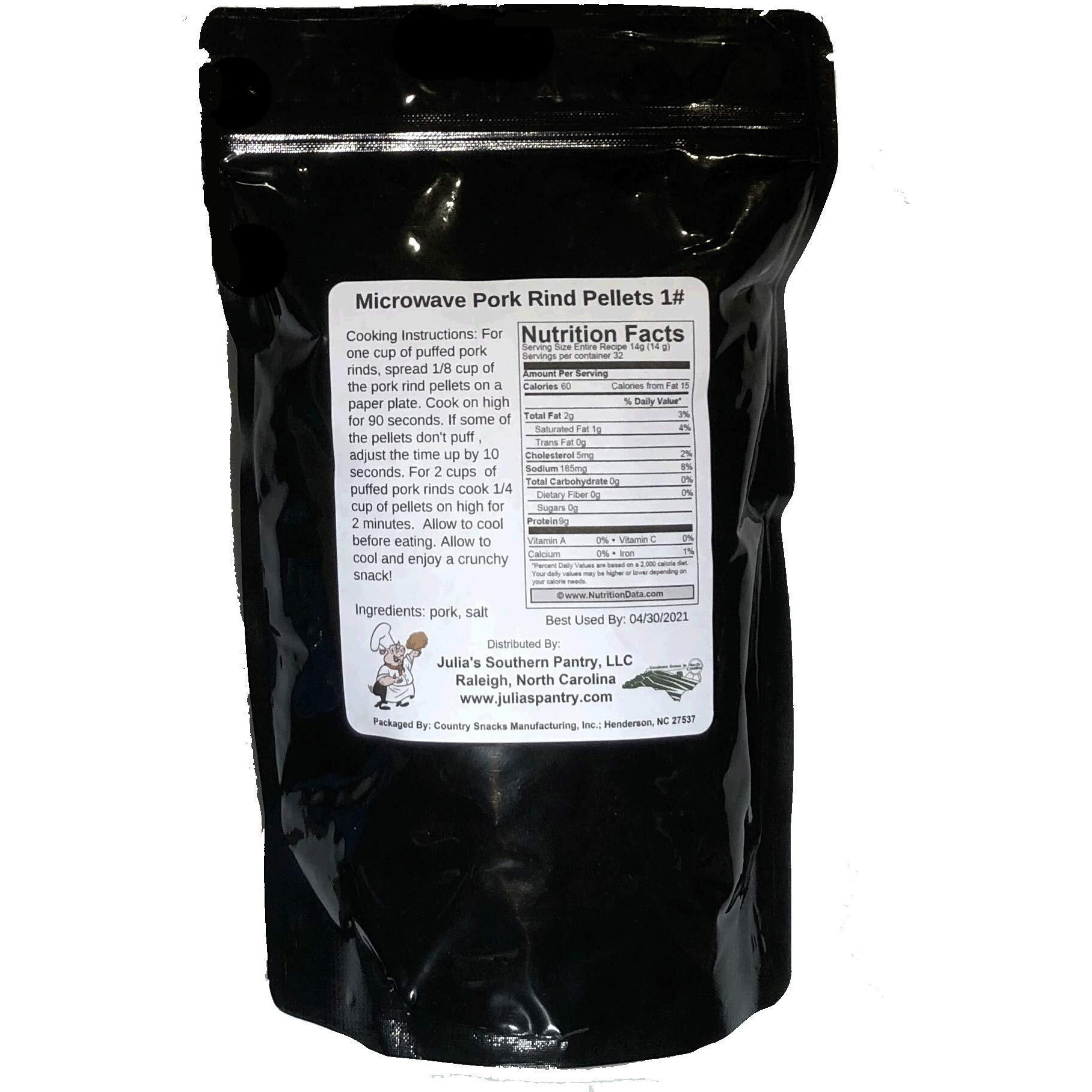 Carolina Gold Nuggets Microwave Pork Puffies Bake-N-Puffs, Original, 16 Ounce