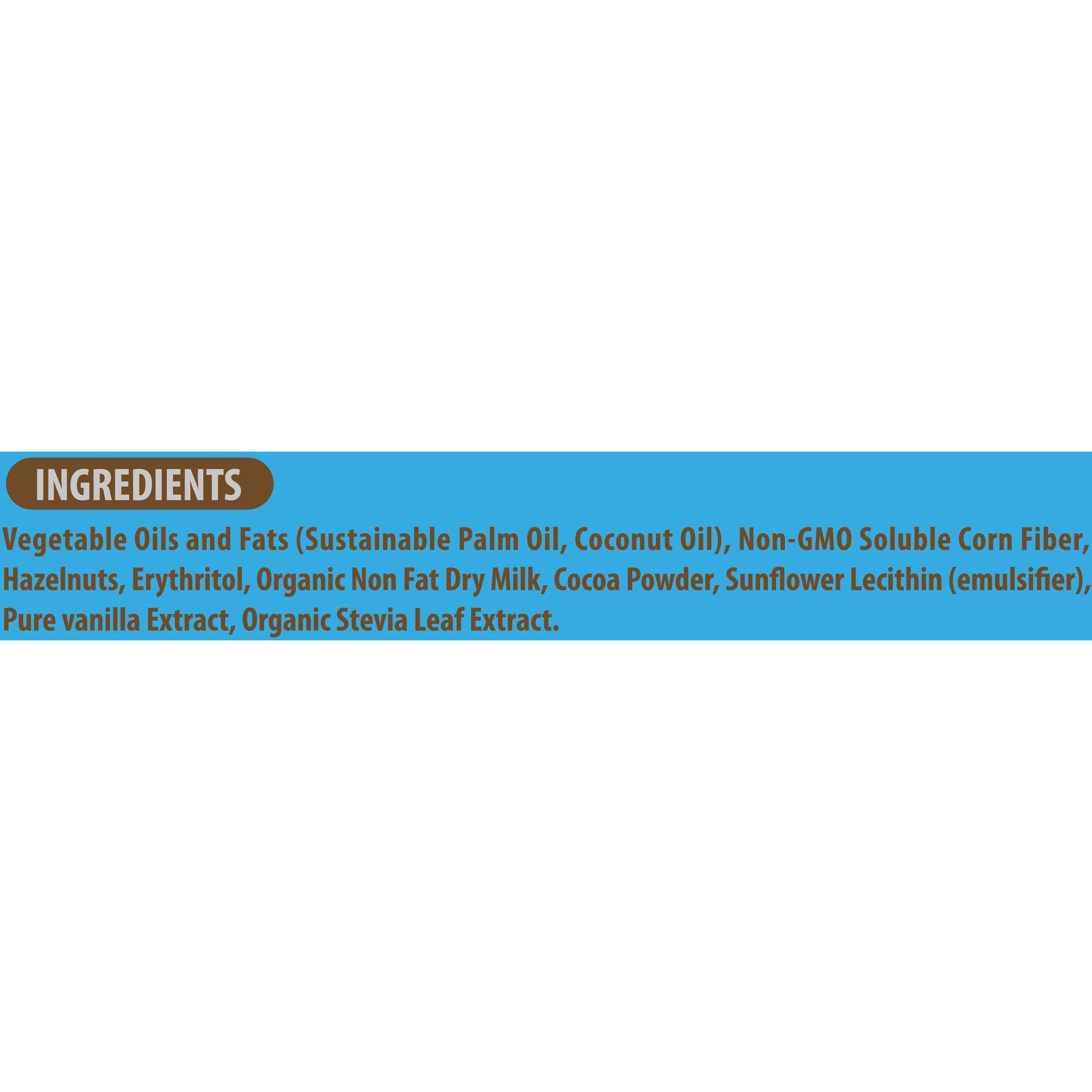 Nutilight No Sugar Added Hazelnut Spread With Cocoa And Milk, Keto And Diabetic Friendly, Non-Gmo, Gluten-Free, And Soy-Free, 11 Oz (Pack Of 1)