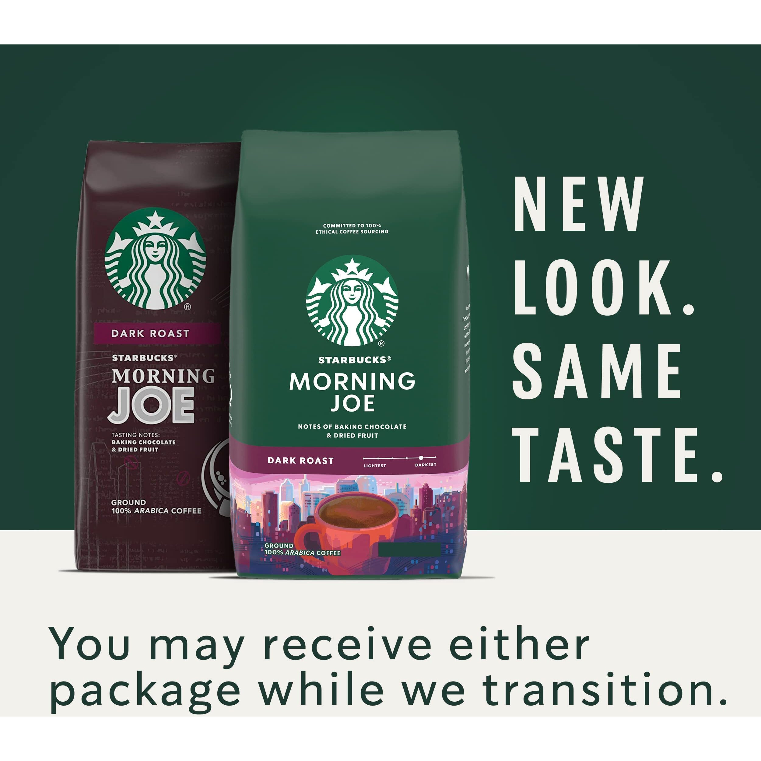 Starbucks Morning Joe Gold Coast Dark Roast Ground Coffee, 12 Ounce (Pack Of 6)